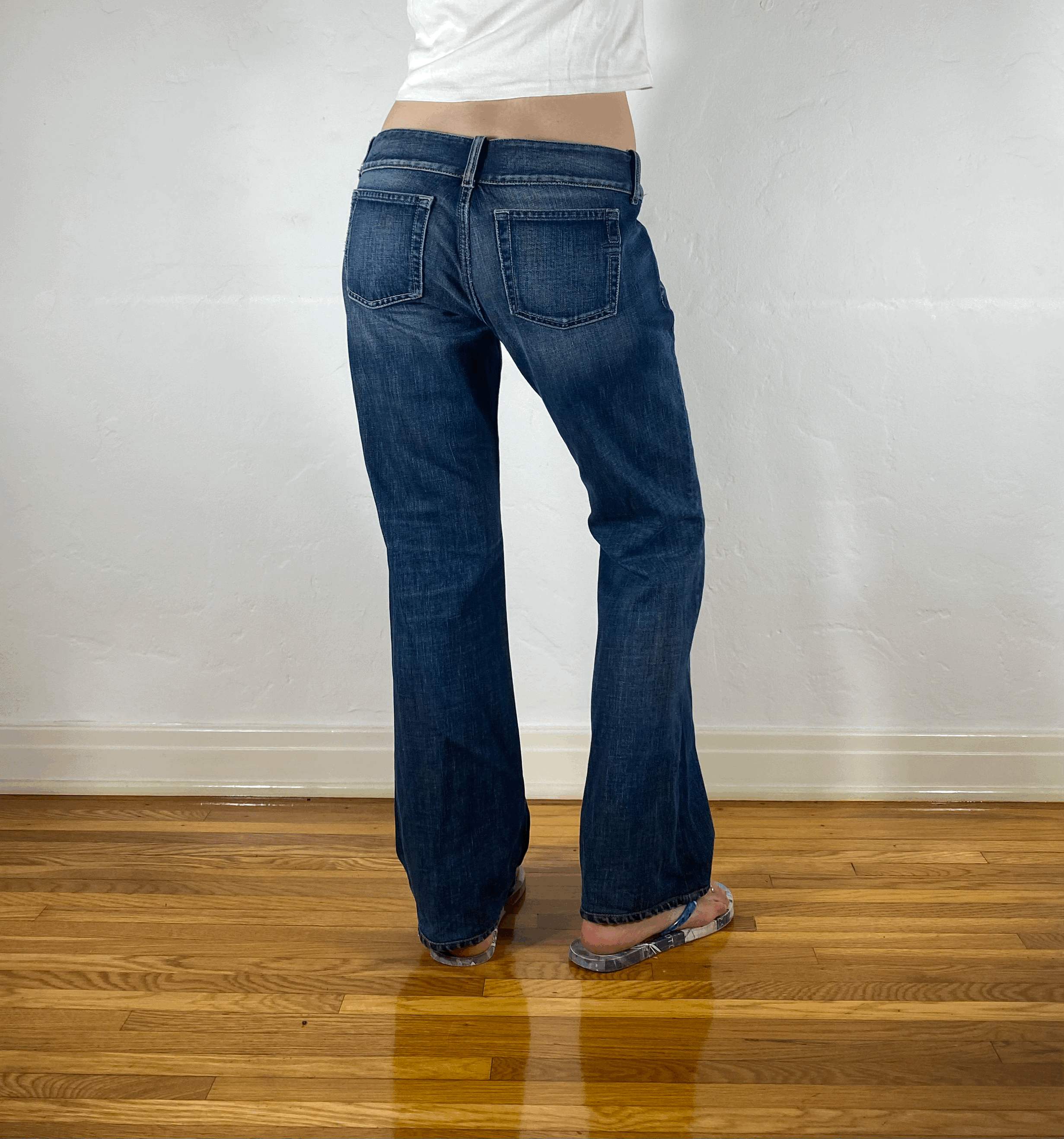 Diesel Dark Blue Double Button Jeans, S