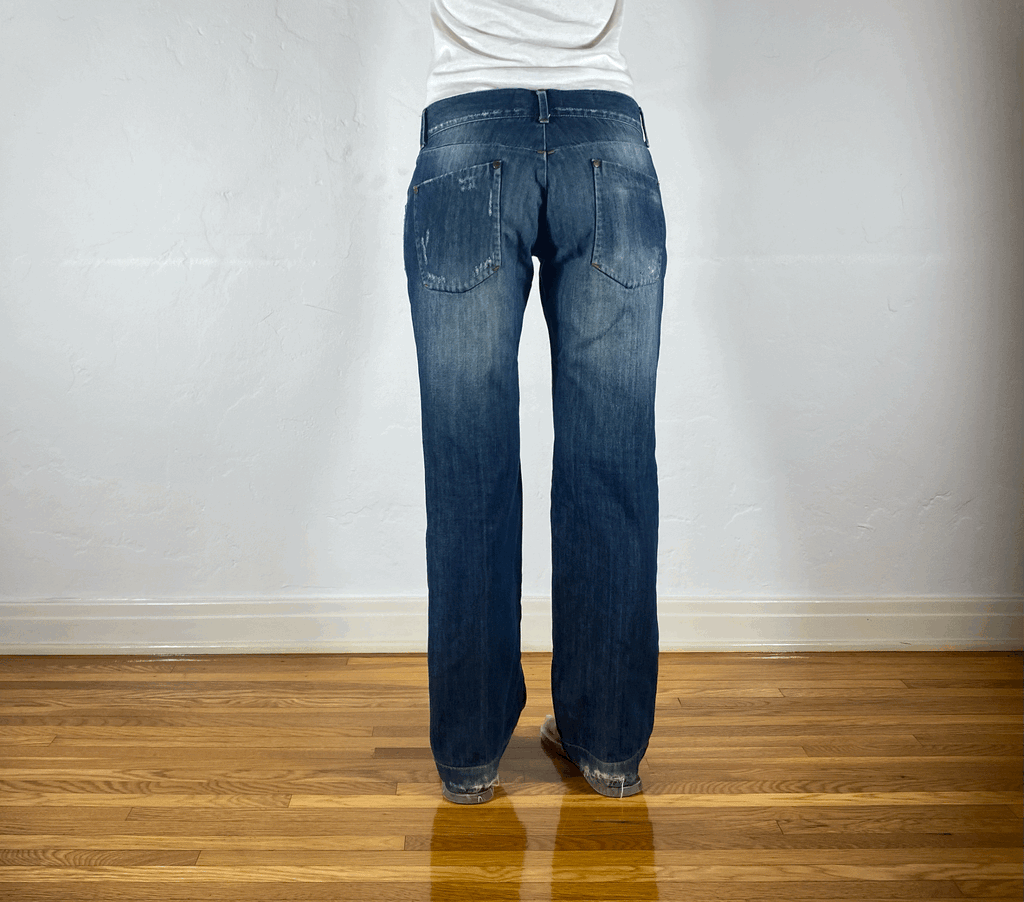 Dolce & Gabbana Blue Distressed Jeans, S