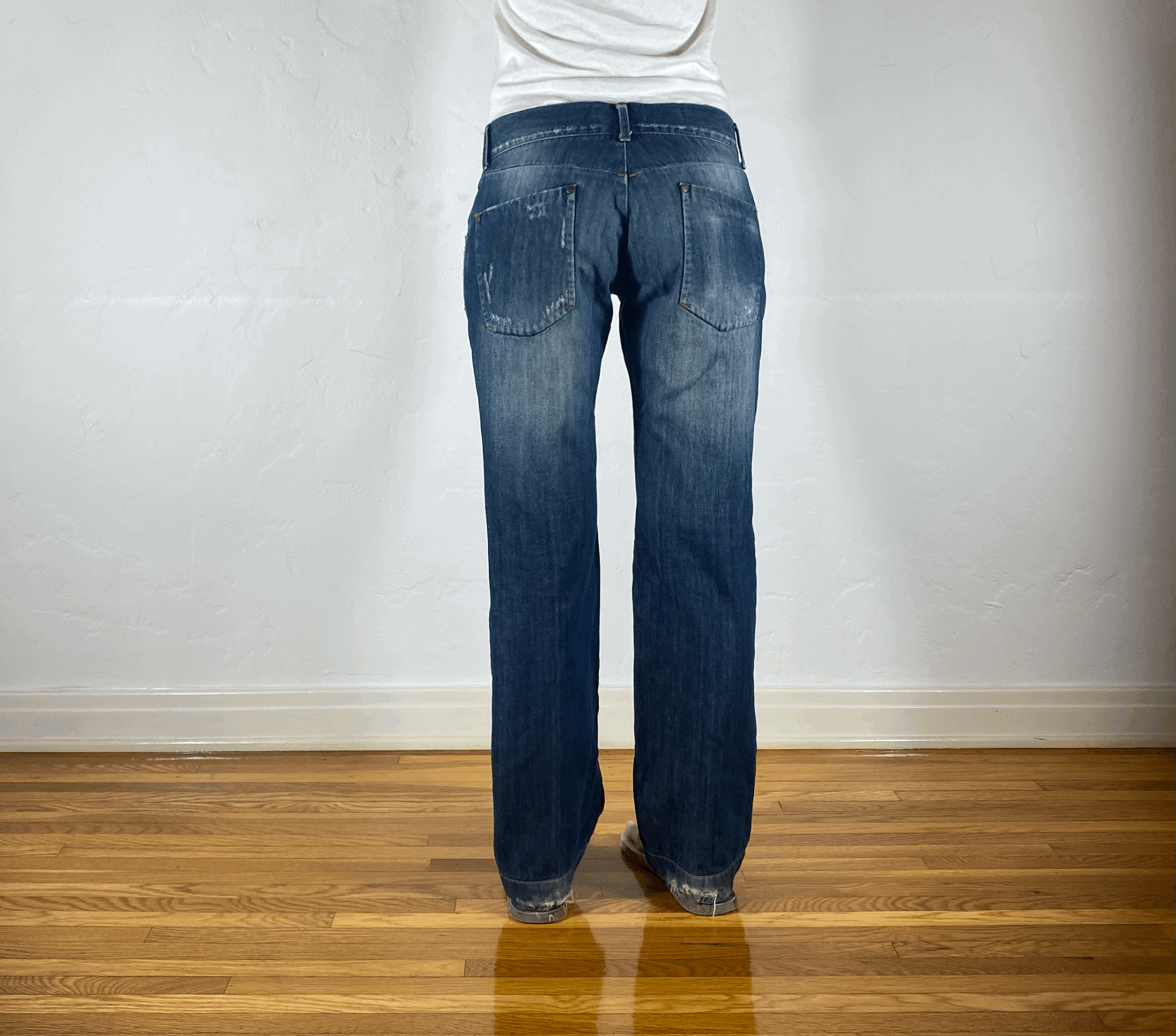 Dolce & Gabbana Blue Distressed Jeans, S