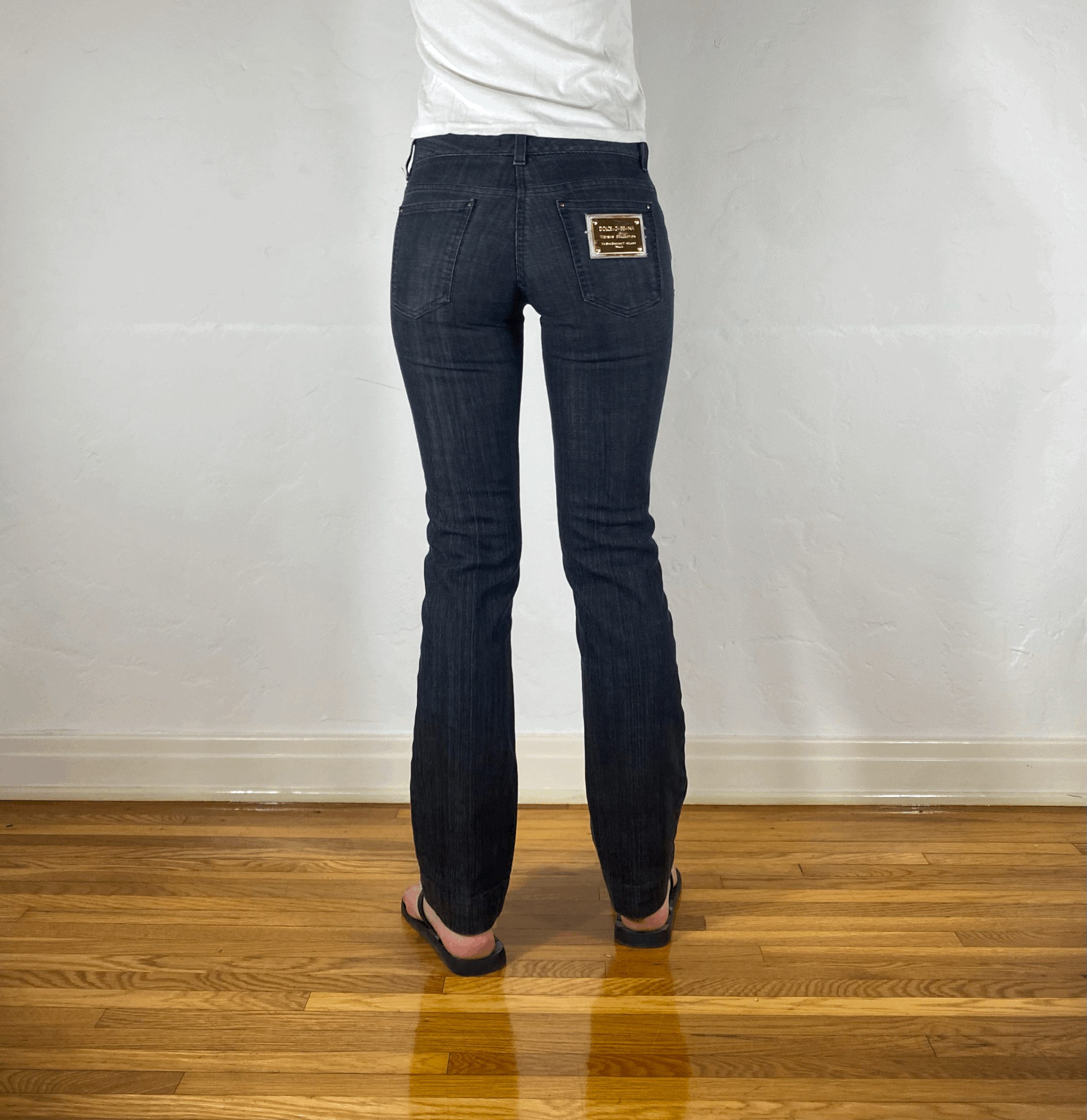Dolce & Gabbana Dark Gray Jeans, XS