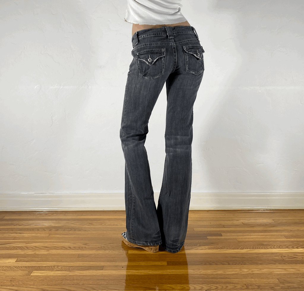 Miss Me Dark Gray Jeans, S