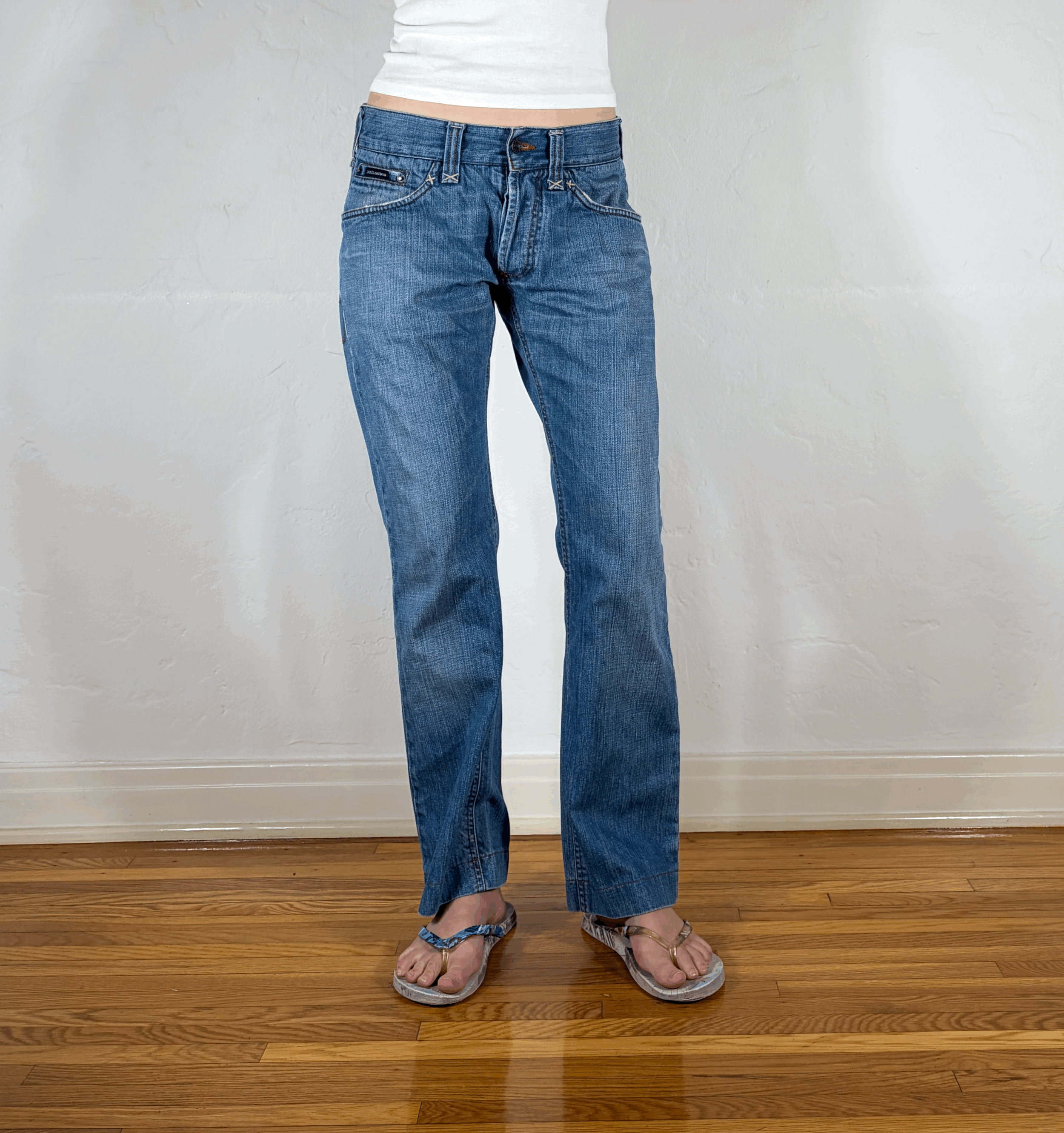 Dolce & Gabbana Distressed Light Jeans, S/M