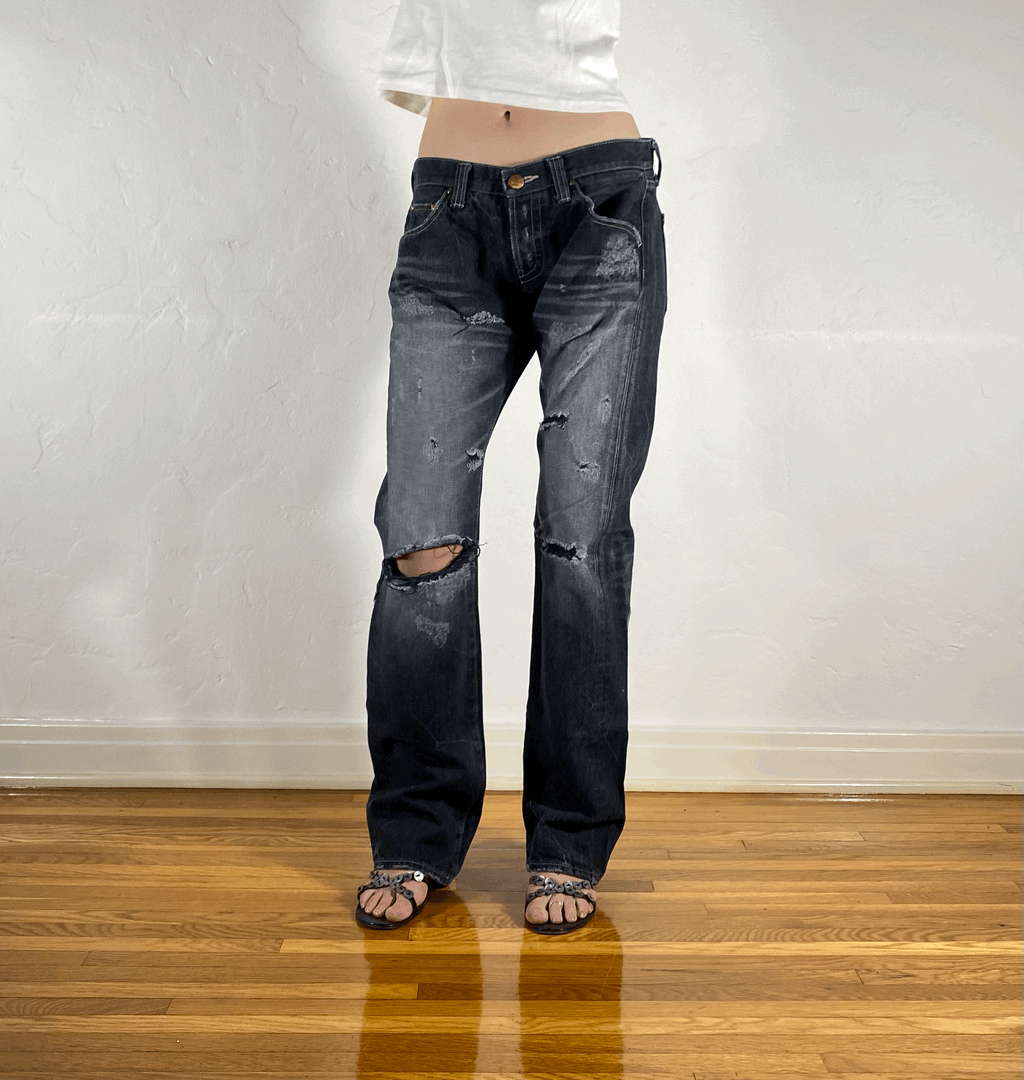 Vanquish Gold Label Black Jeans, S