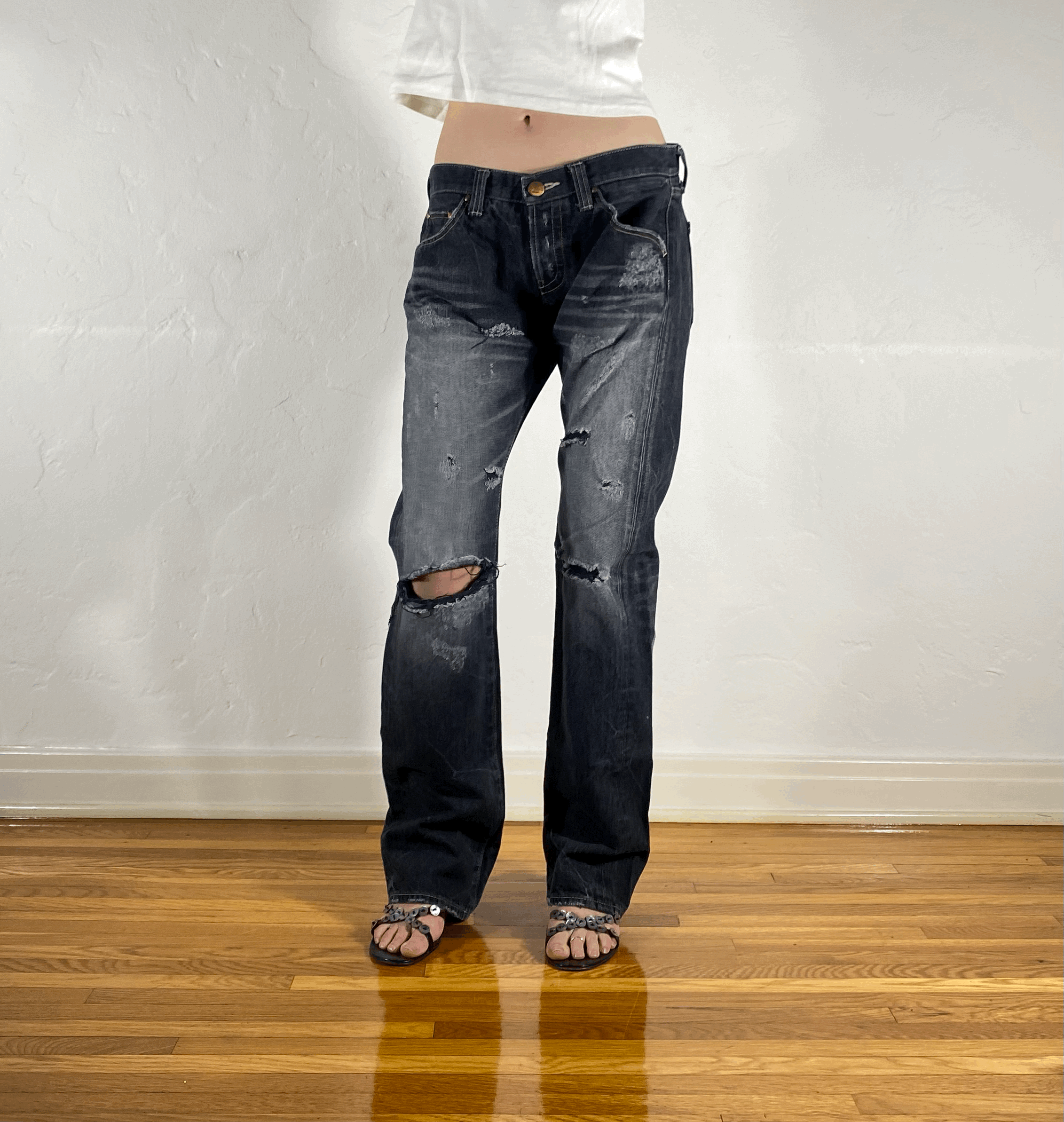 Vanquish Gold Label Black Jeans, S