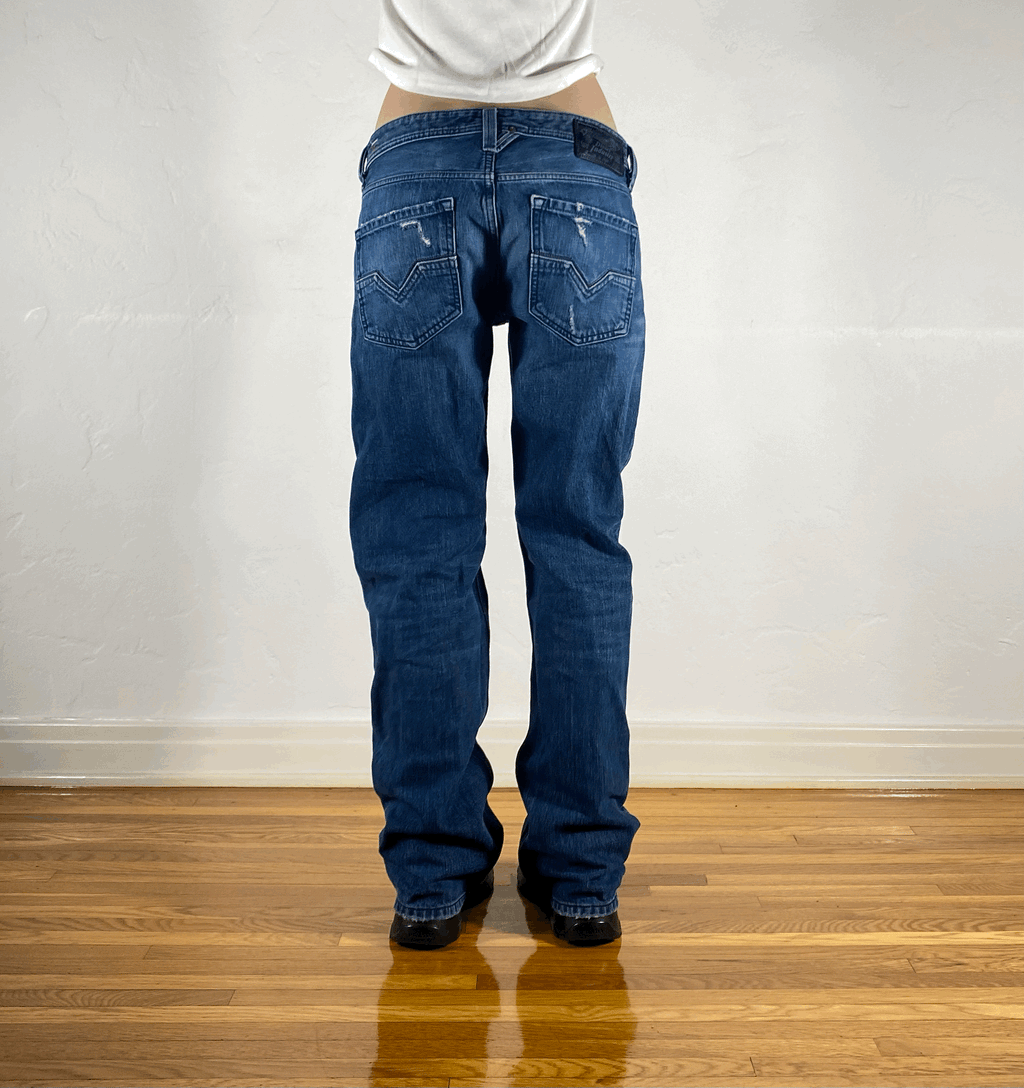 Diesel Relaxed Blue Jeans, M/L