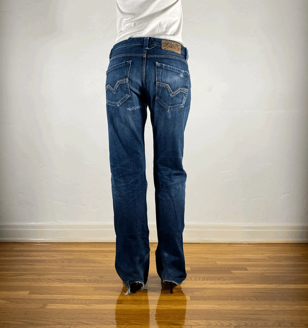 Diesel Relaxed Dark Blue Jeans, M