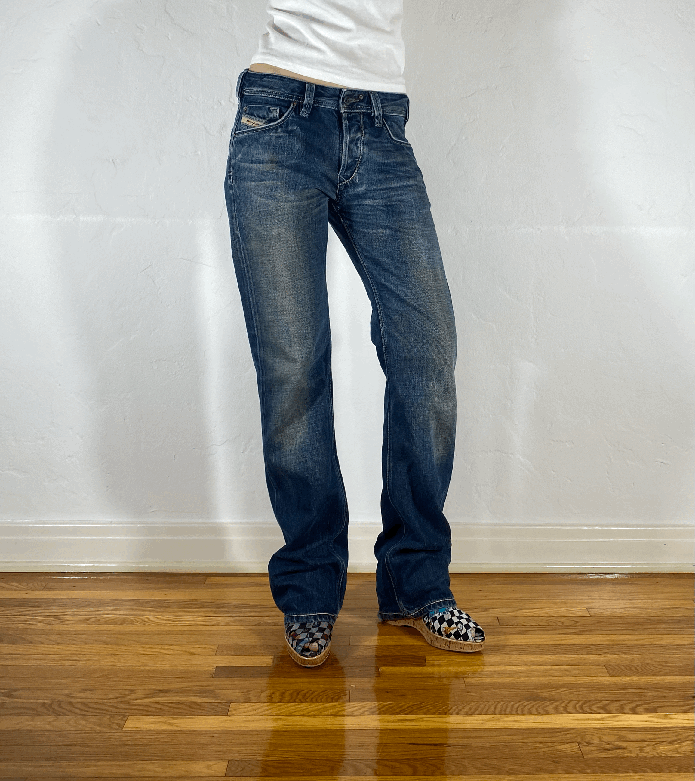 Diesel Relaxed Blue Jeans, M