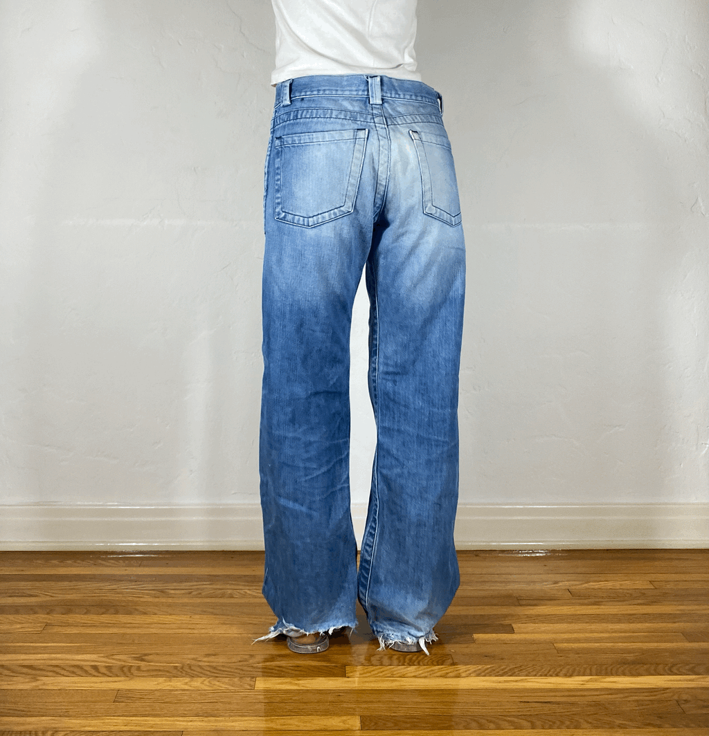 Diesel Light Blue Baggy Jeans, L