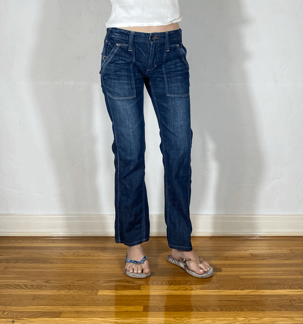 Japanese Cinch Back Pocket Jeans, S