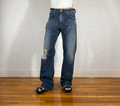 Soft Distressed Jeans, XL