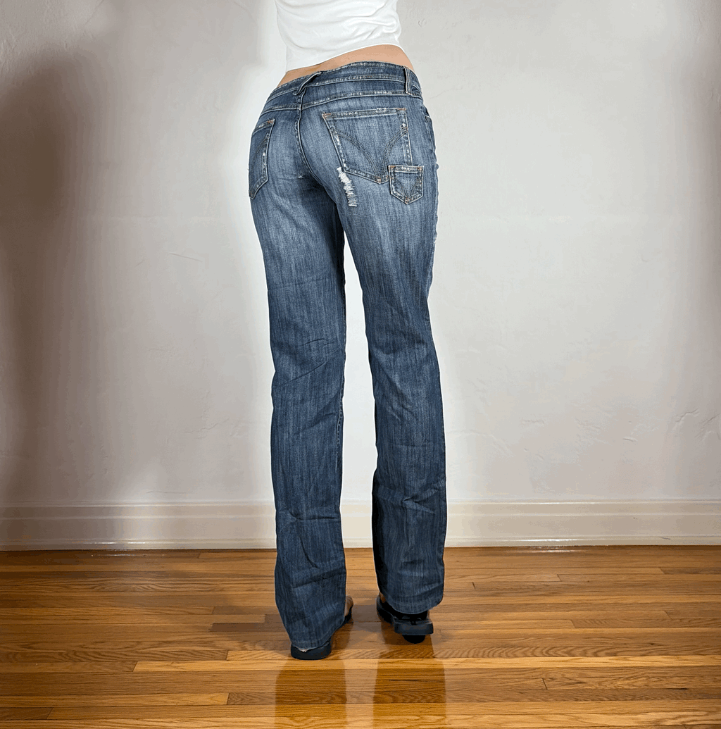 Dolce & Gabbana Layered Pocket Jeans, S