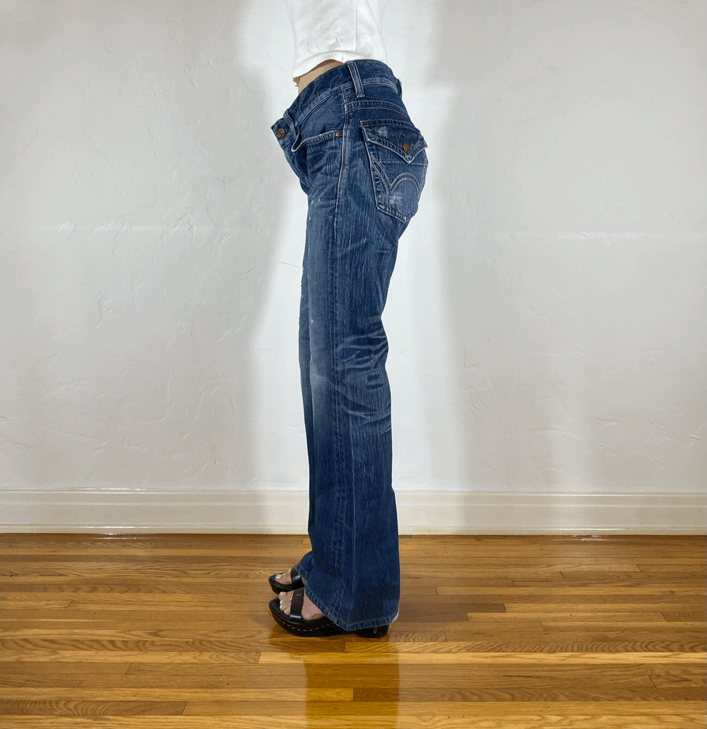 Edwin Blue Flare Jeans, L