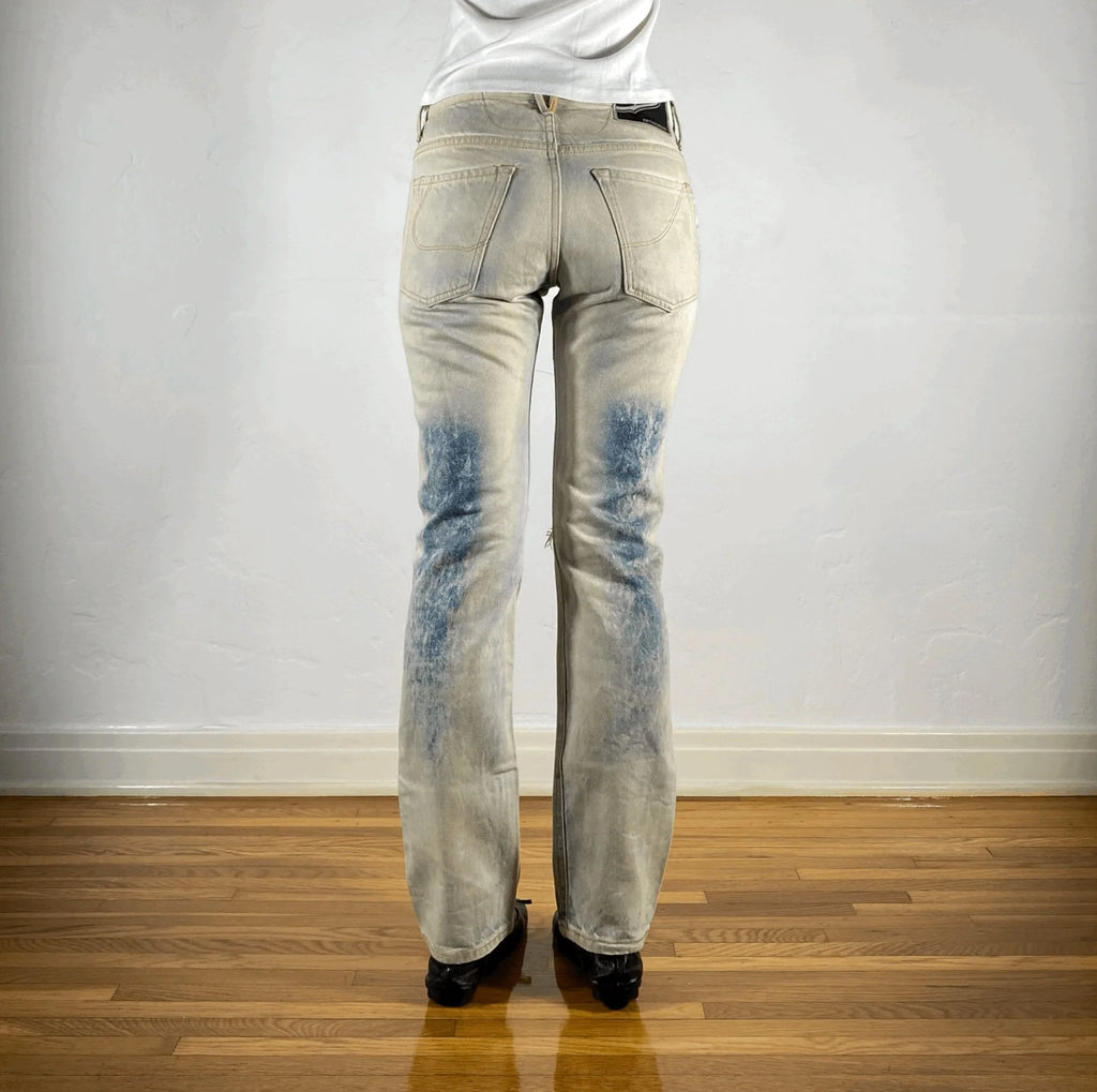 Diesel White and Blue Jeans, S