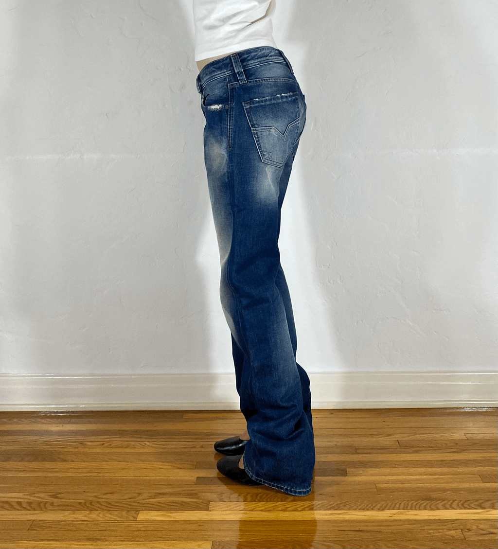 Diesel Relaxed Ombre Jeans, M