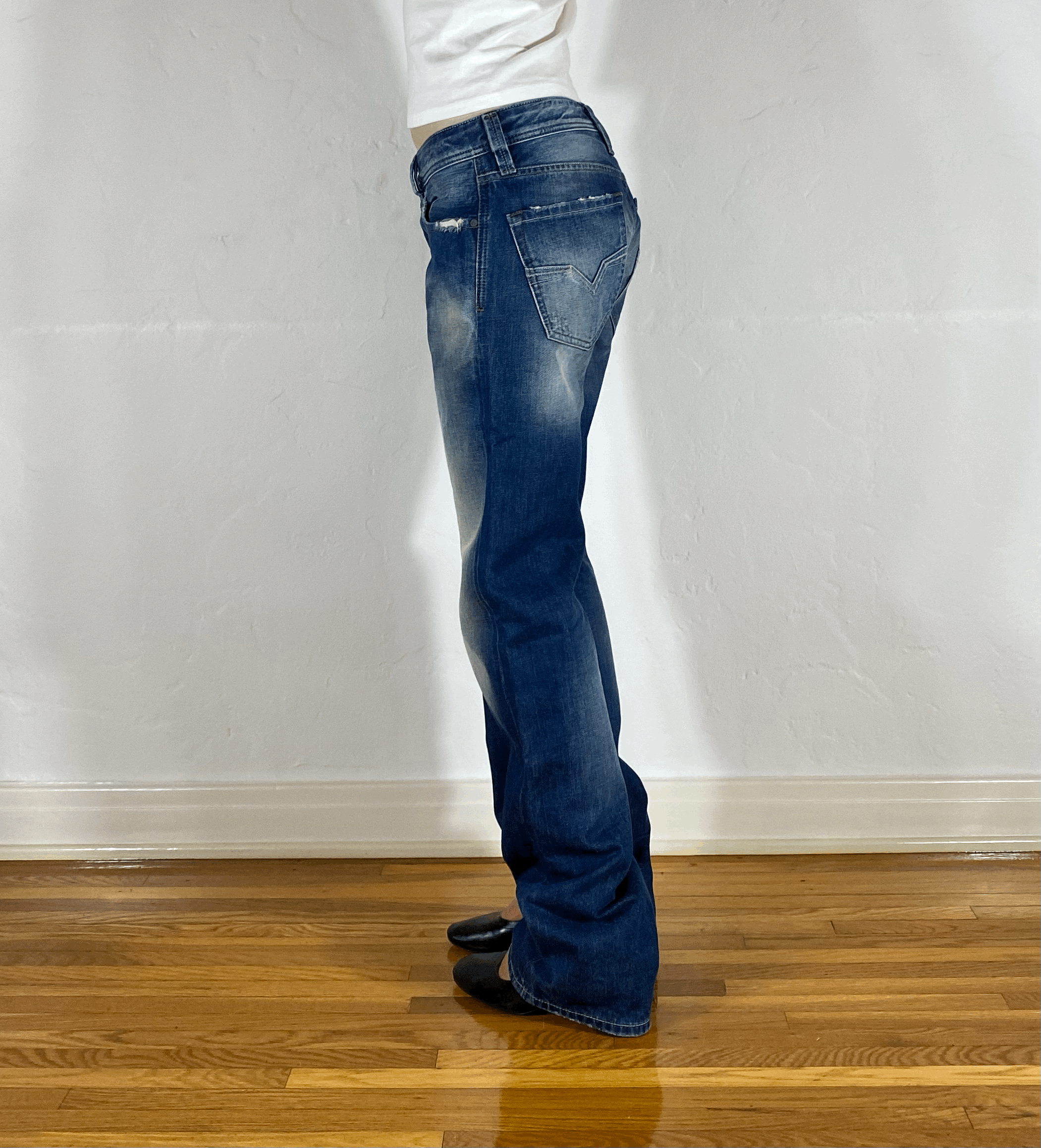 Diesel Relaxed Ombre Jeans, M