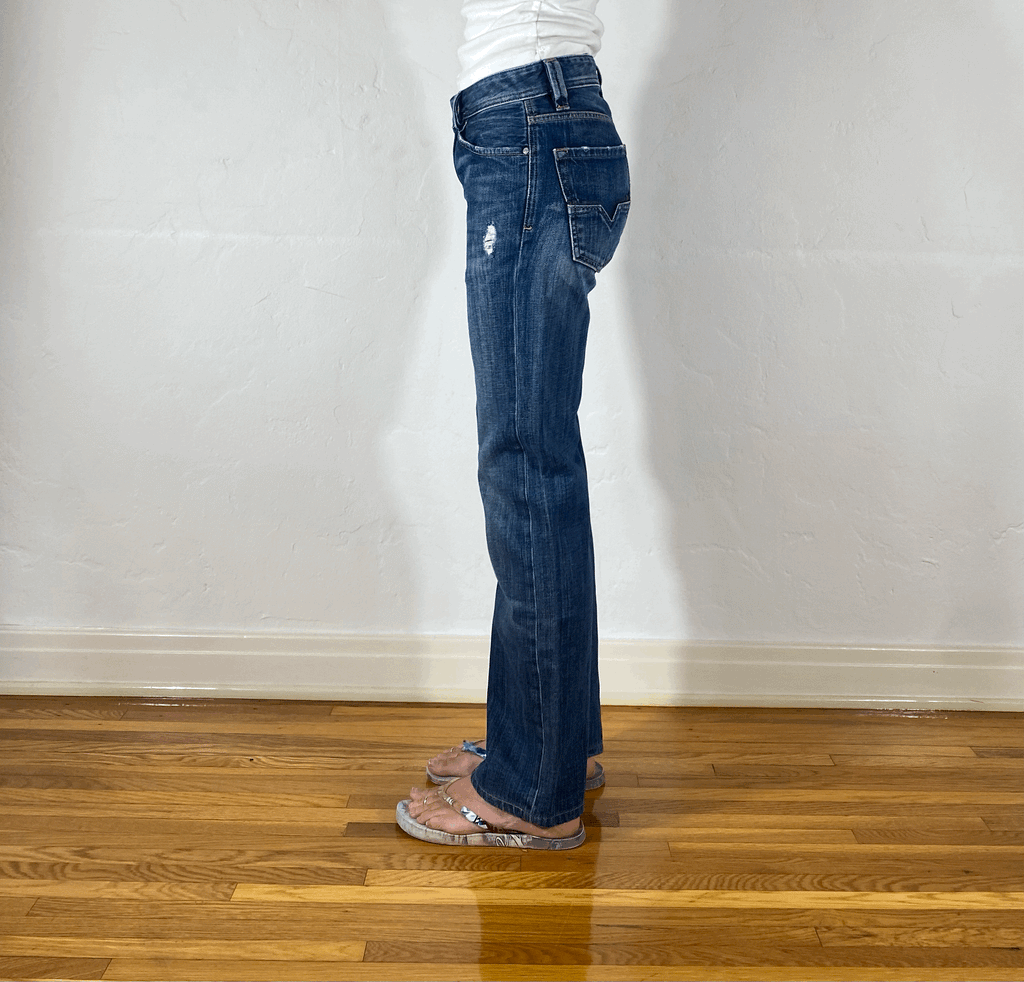 Diesel Relaxed Blue Jeans, S