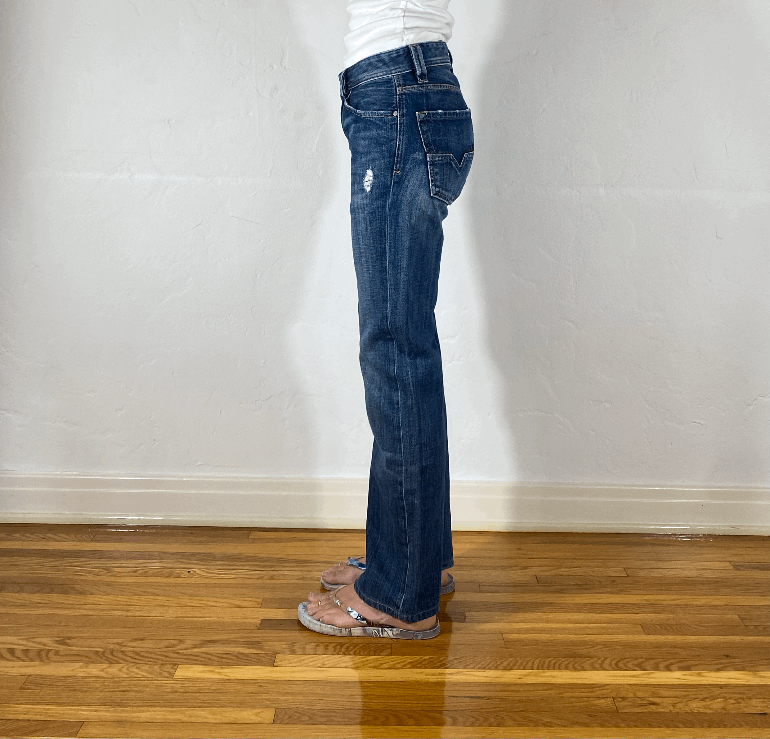 Diesel Relaxed Blue Jeans, S
