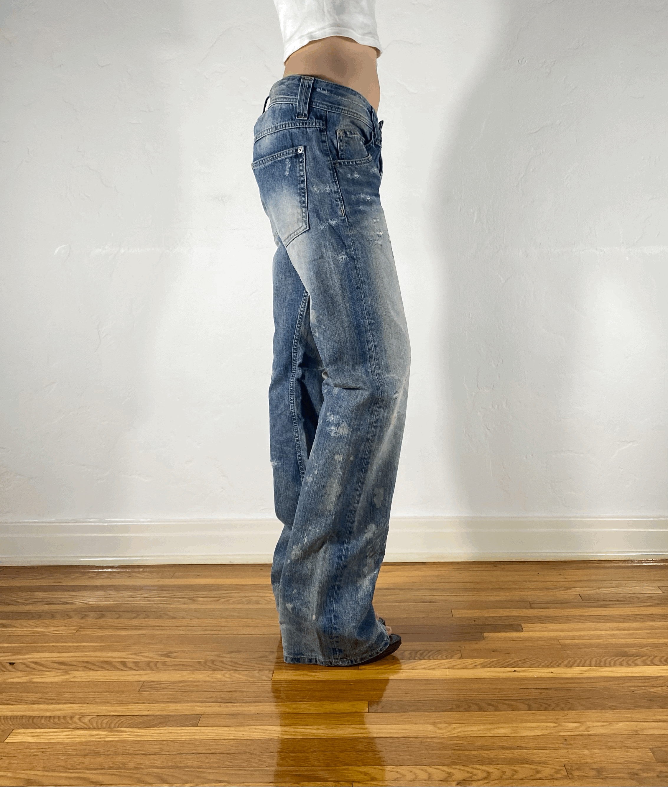 Cook Light Blue Distressed Jeans, M