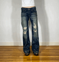 Edwin Blue Rainbow Stitch Jeans, M/L
