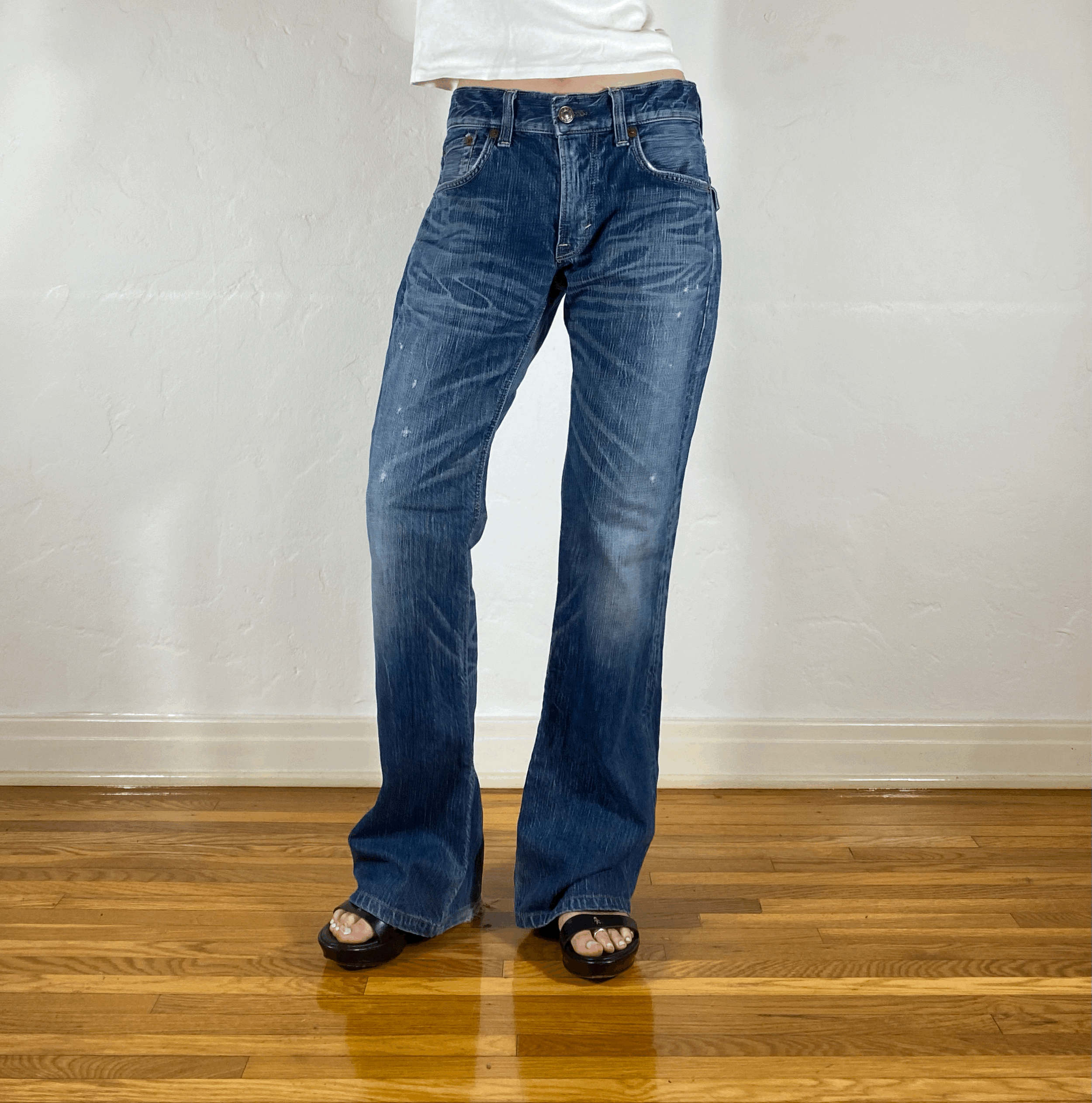 Edwin Blue Flare Jeans, L