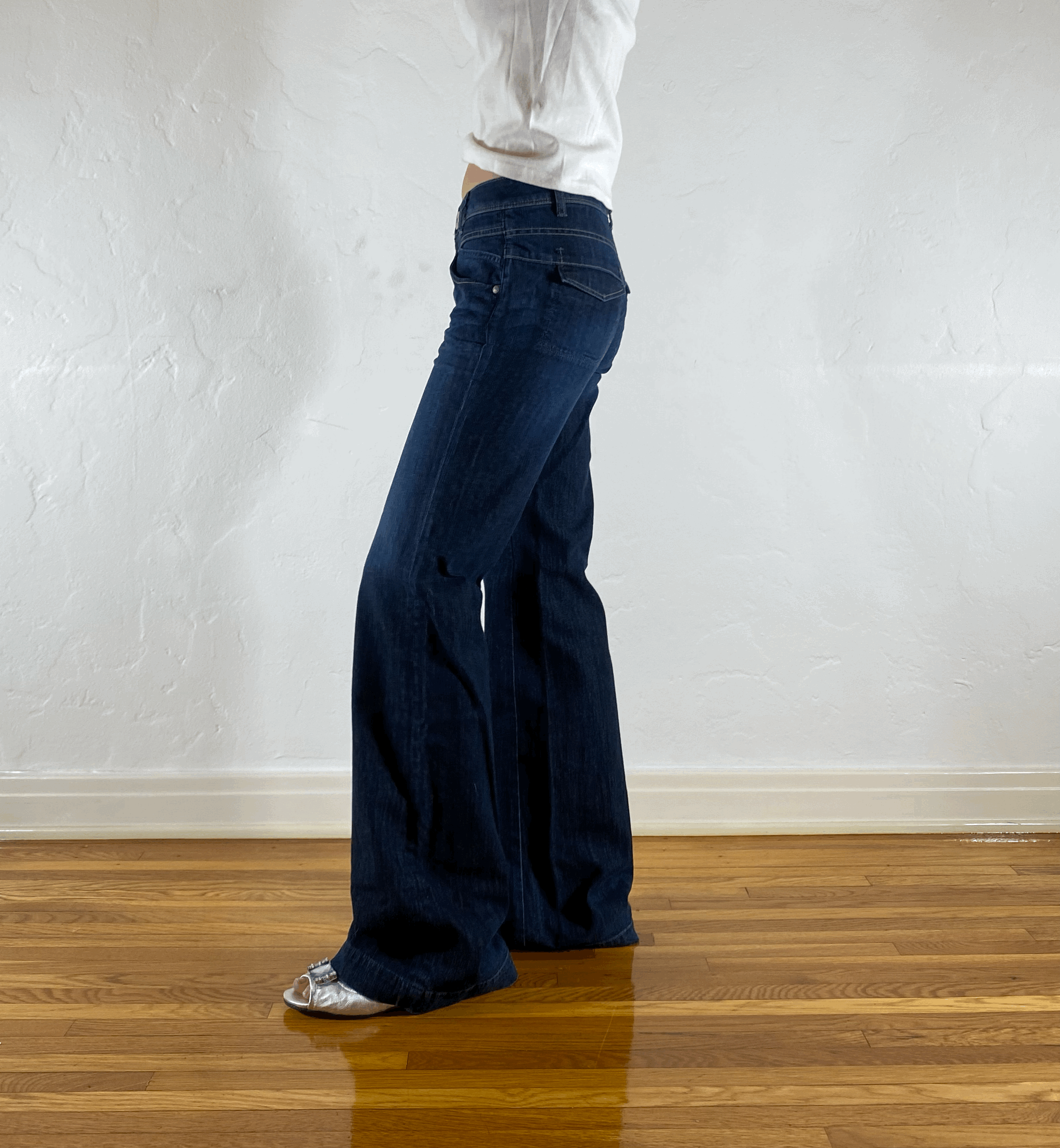 Marithe + Francois Gibraud Boot Cut Jeans, S