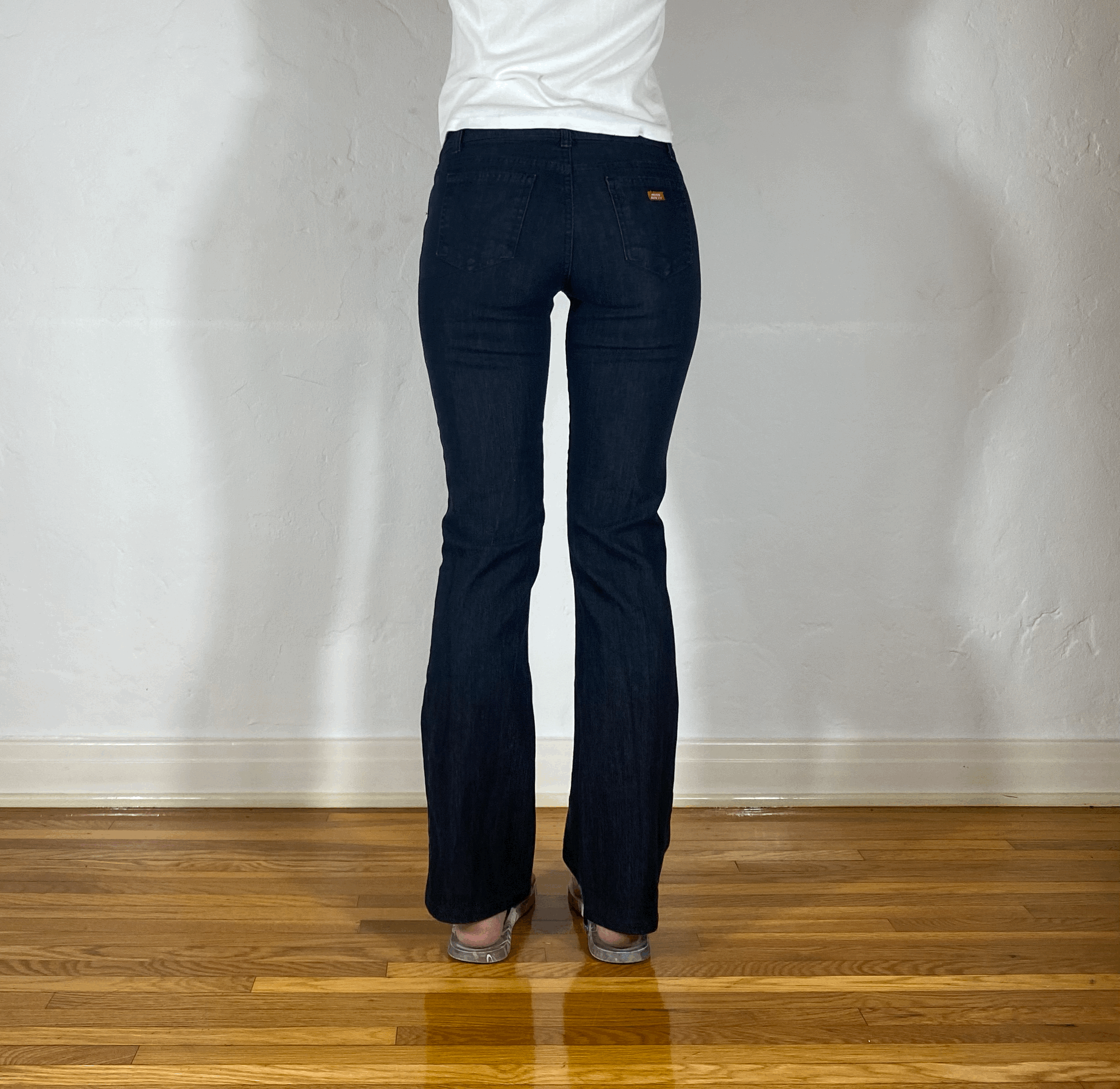 Miss Sixty Black Kick Flare Jeans, XS