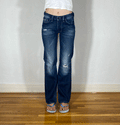 Diesel Relaxed Dark Blue Jeans, S