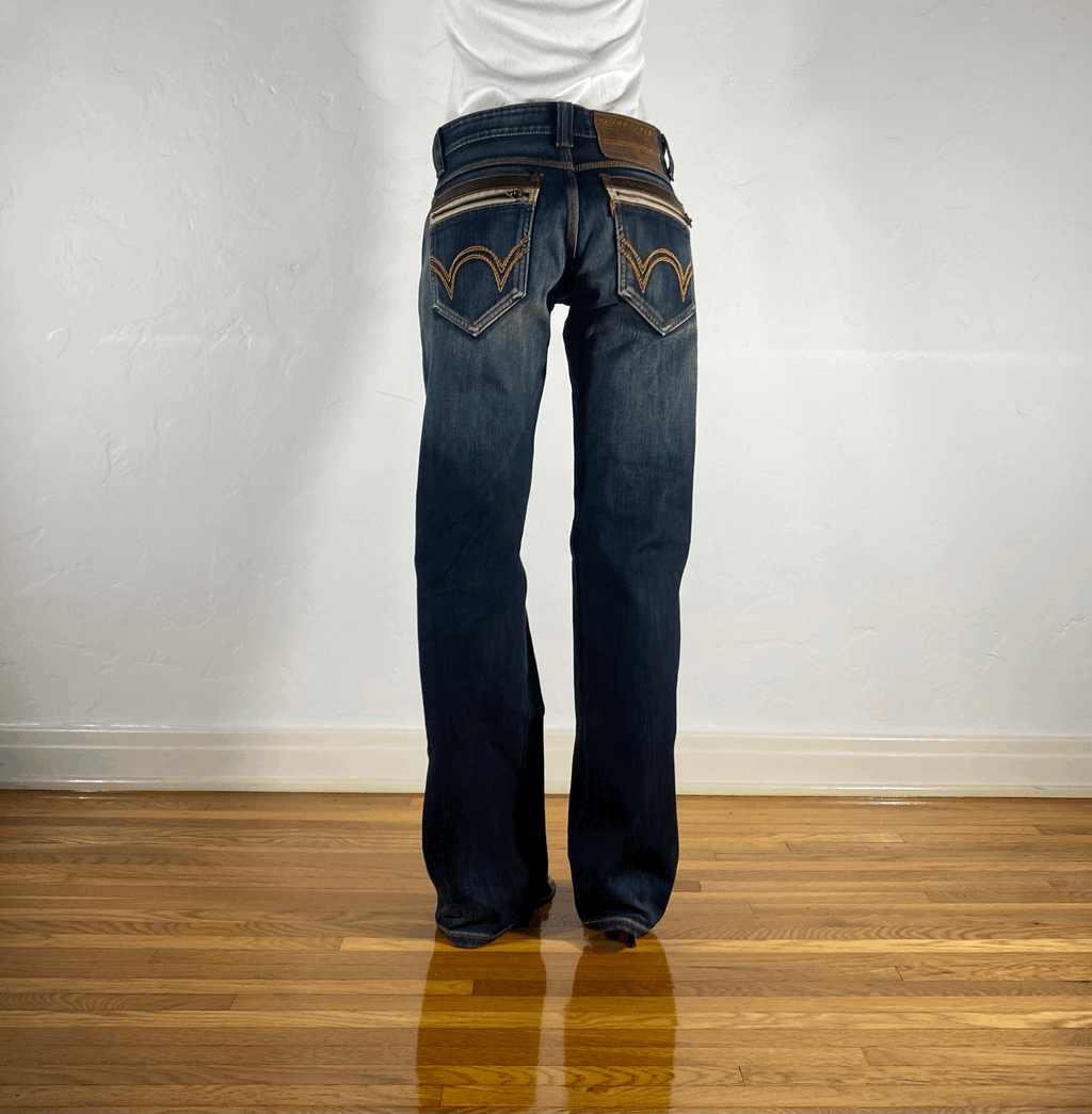 Edwin Aqua Blue Jeans, S/M