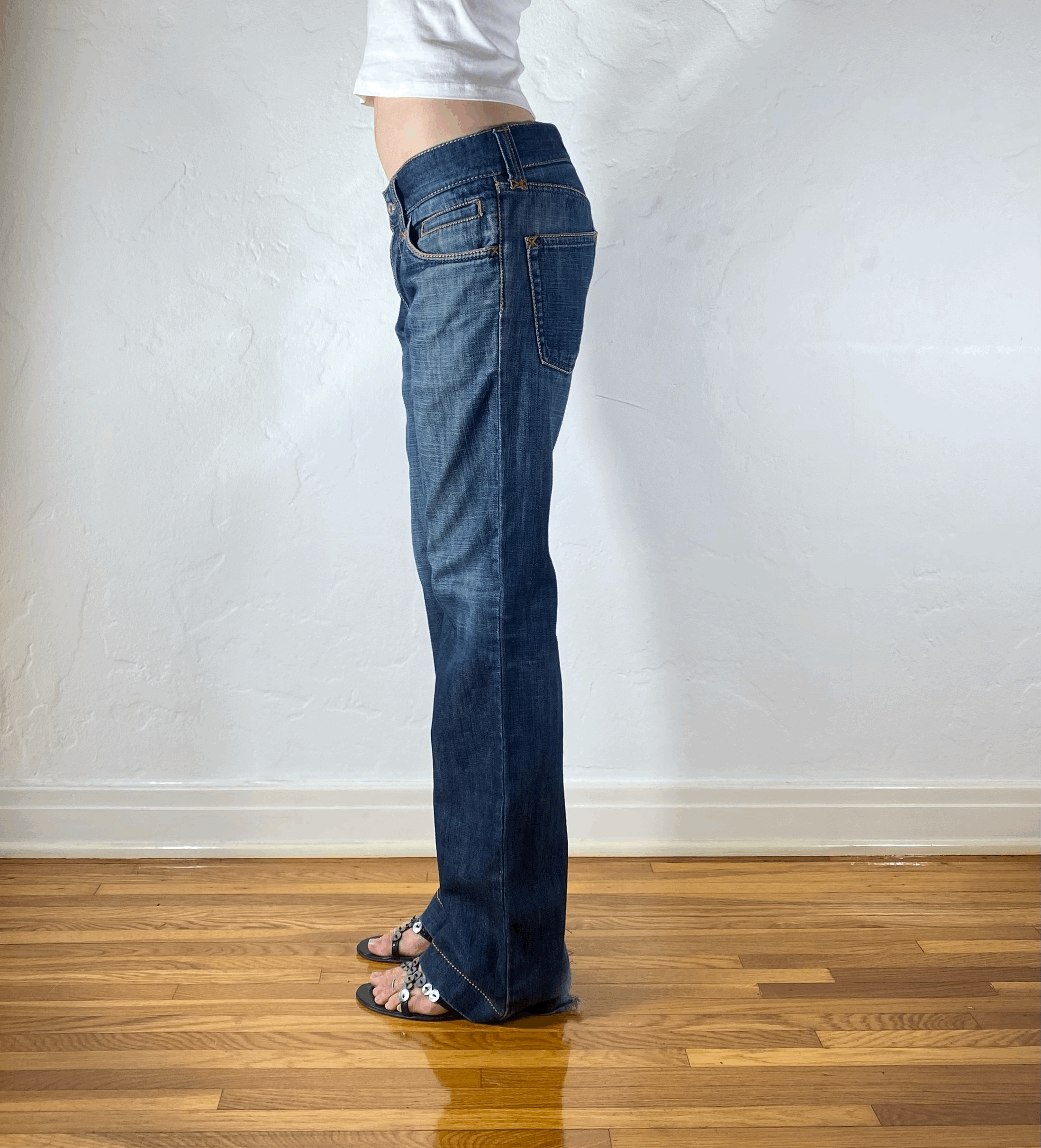 Dolce & Gabbana Blue Distressed Jeans, M