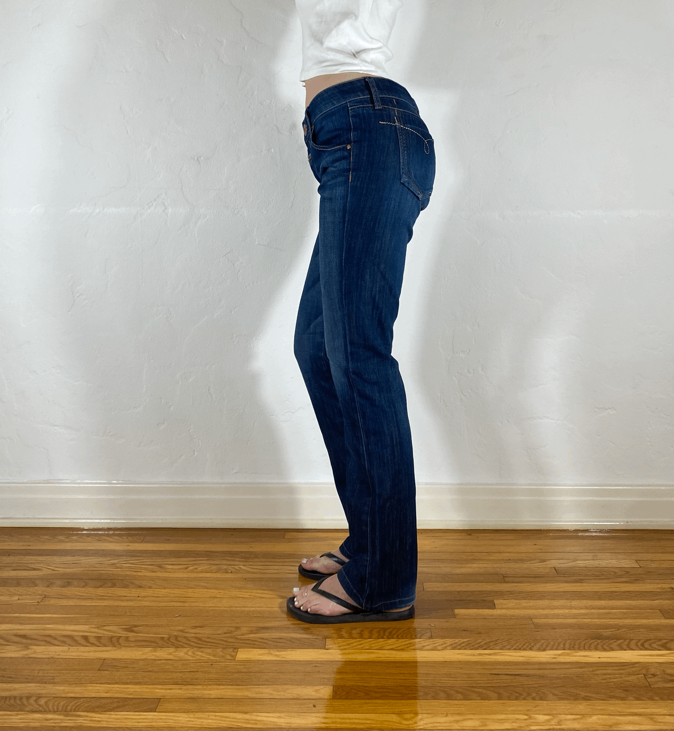 Marithe + Francois Girbaud Blue Rodeo Jeans, S