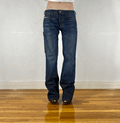 Diesel Waxy Indigo Blue Jeans, L