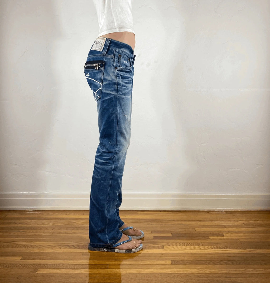 Lolita Zipper Jeans, XS/S