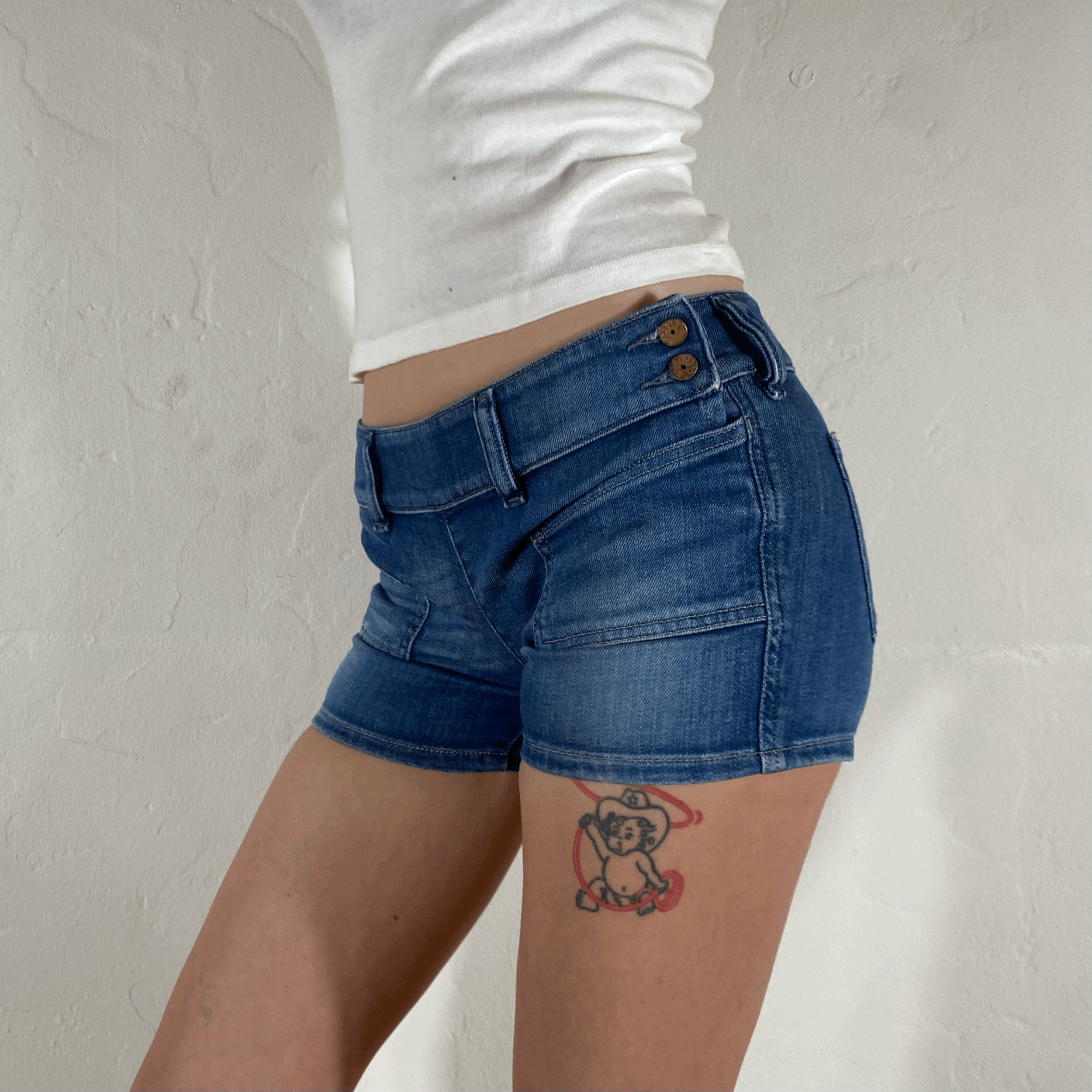 Diesel Button Shorts, XS