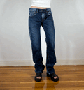 Edwin Unique Blue Streaky Jeans, L