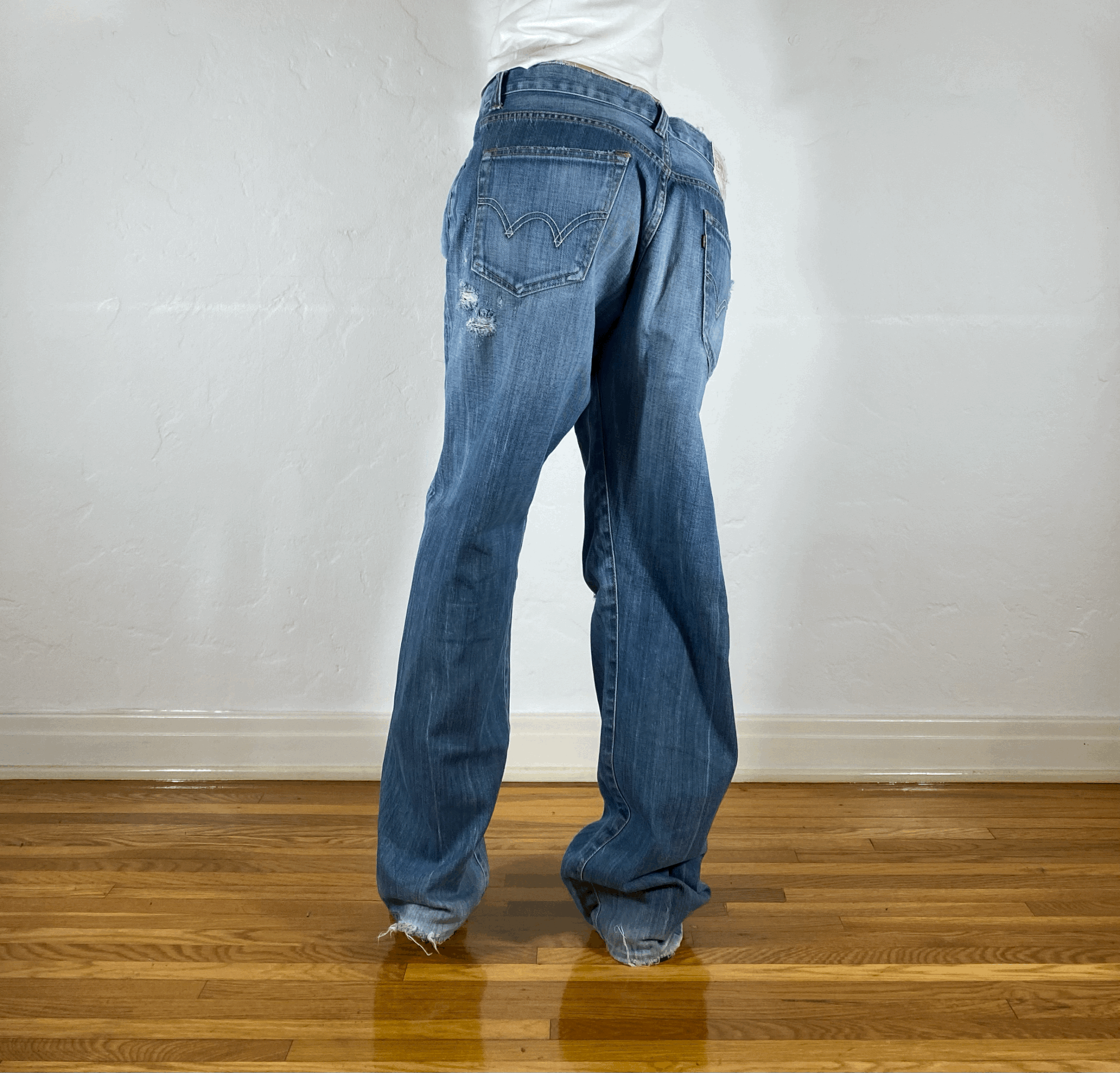 Edwin Soft Distressed Jeans, XL