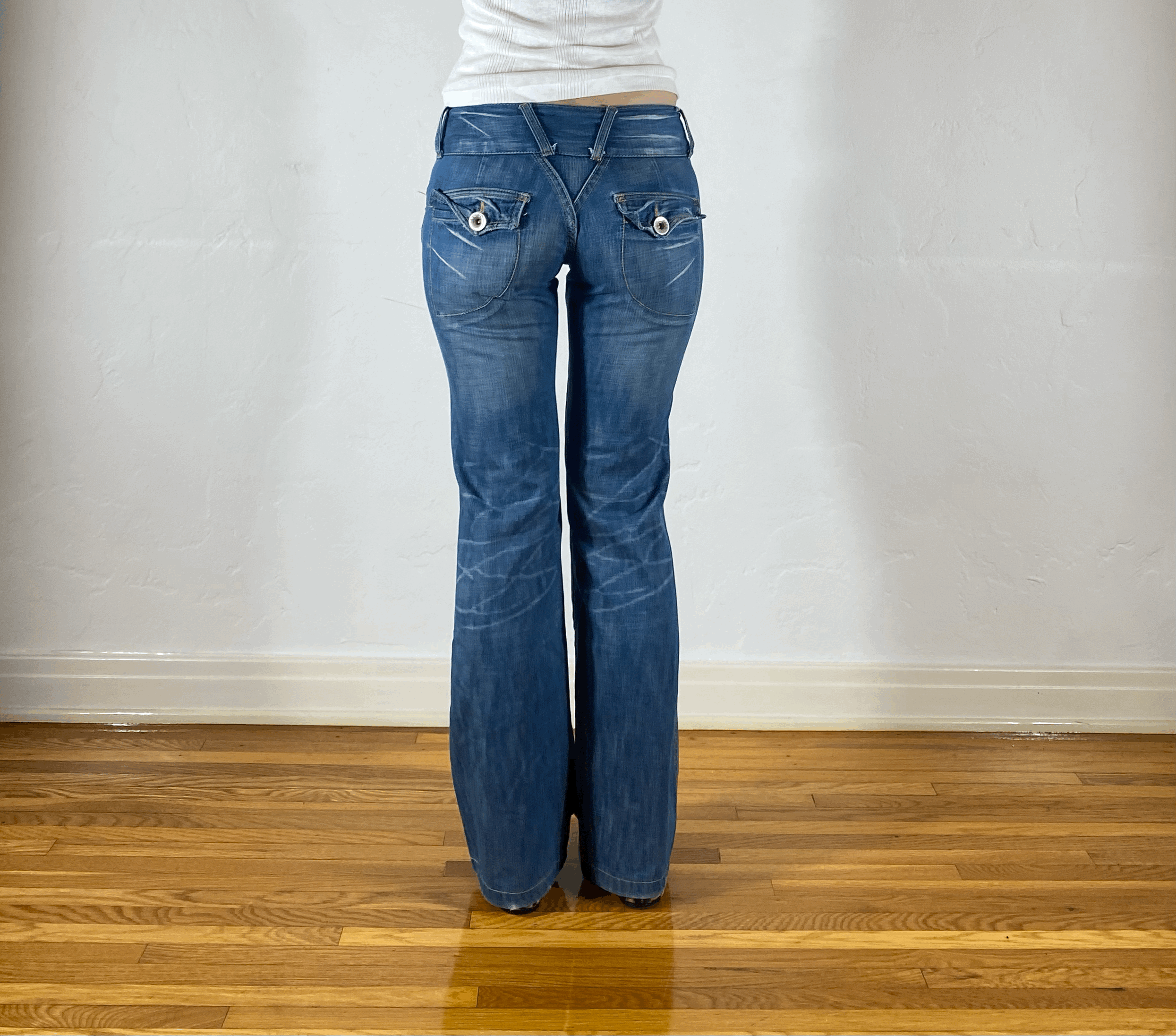 Studio RP Rainbow Stitch Jeans, XS/S