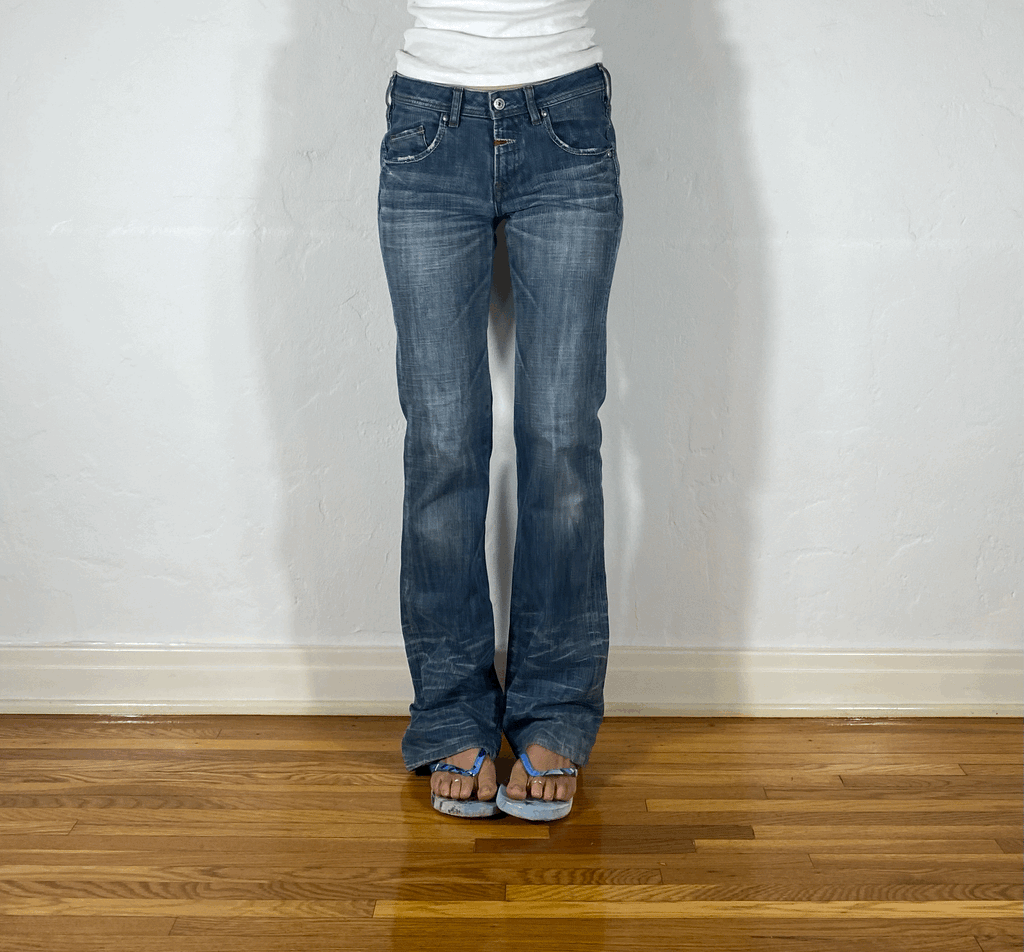 Marithe + Francois Girbaud Straight Jeans, S