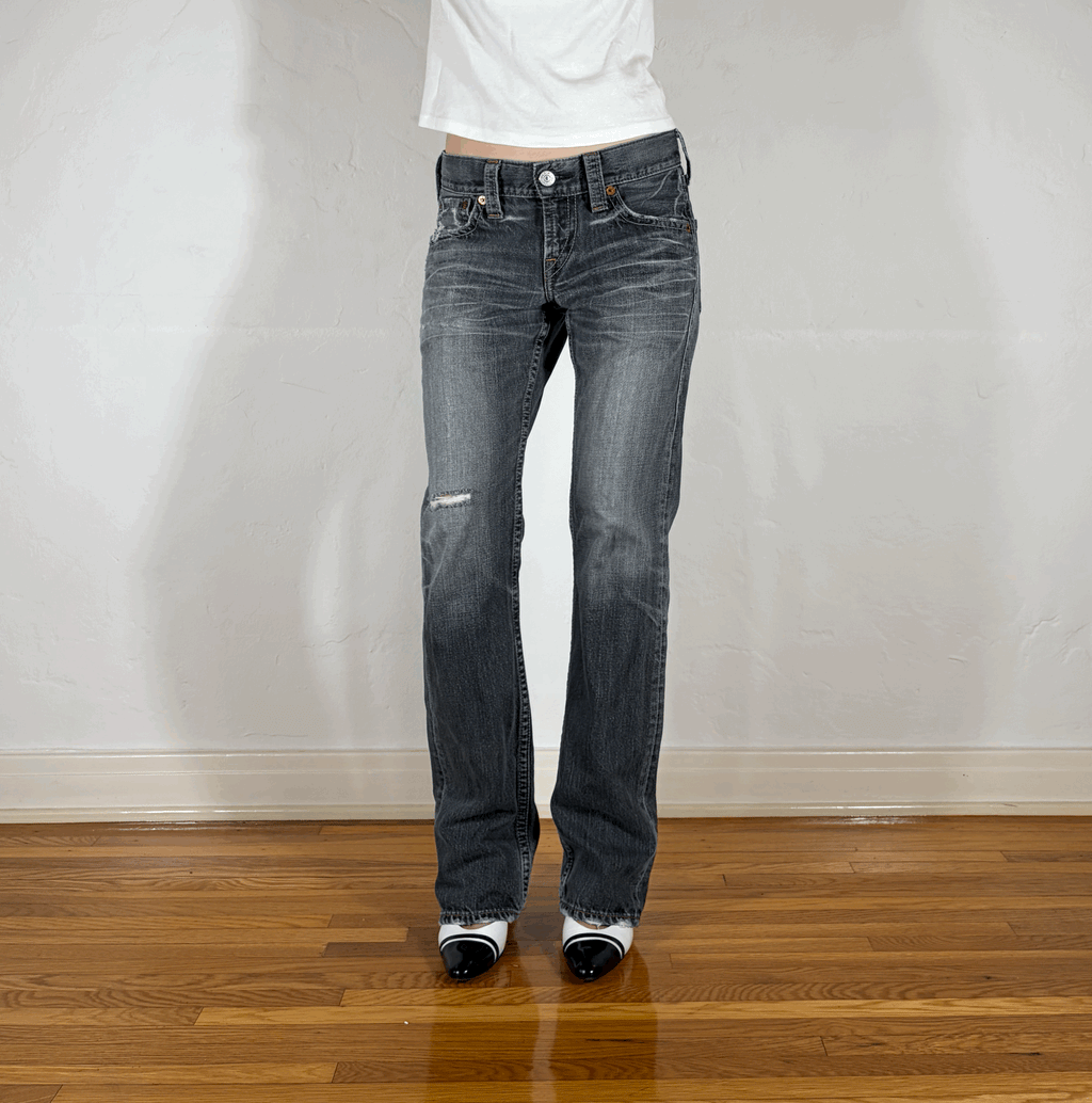 Levi Classic Vintage Light Gray Jeans, S/M