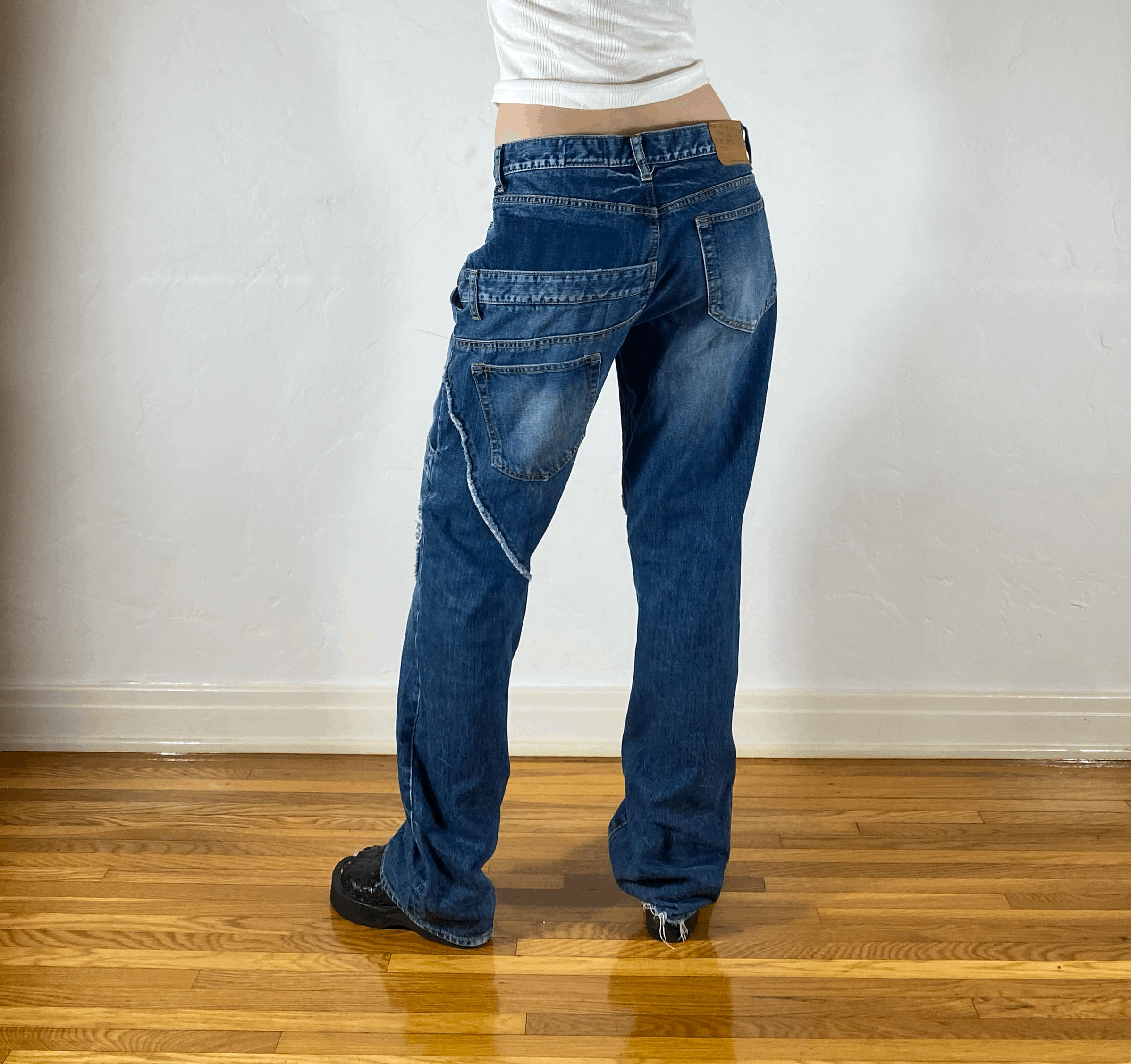 Japanese Overlay Jeans, M