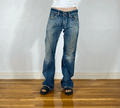 Edwin Unique Blue Flare Jeans, L
