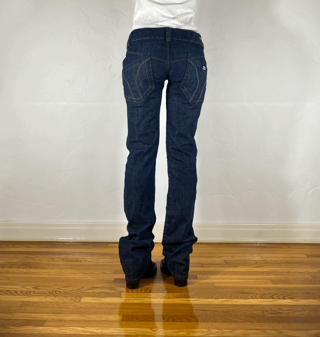 Miss Sixty Leggy Low Rise Jeans, XS