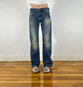 Diesel Relaxed Blue Jeans, S