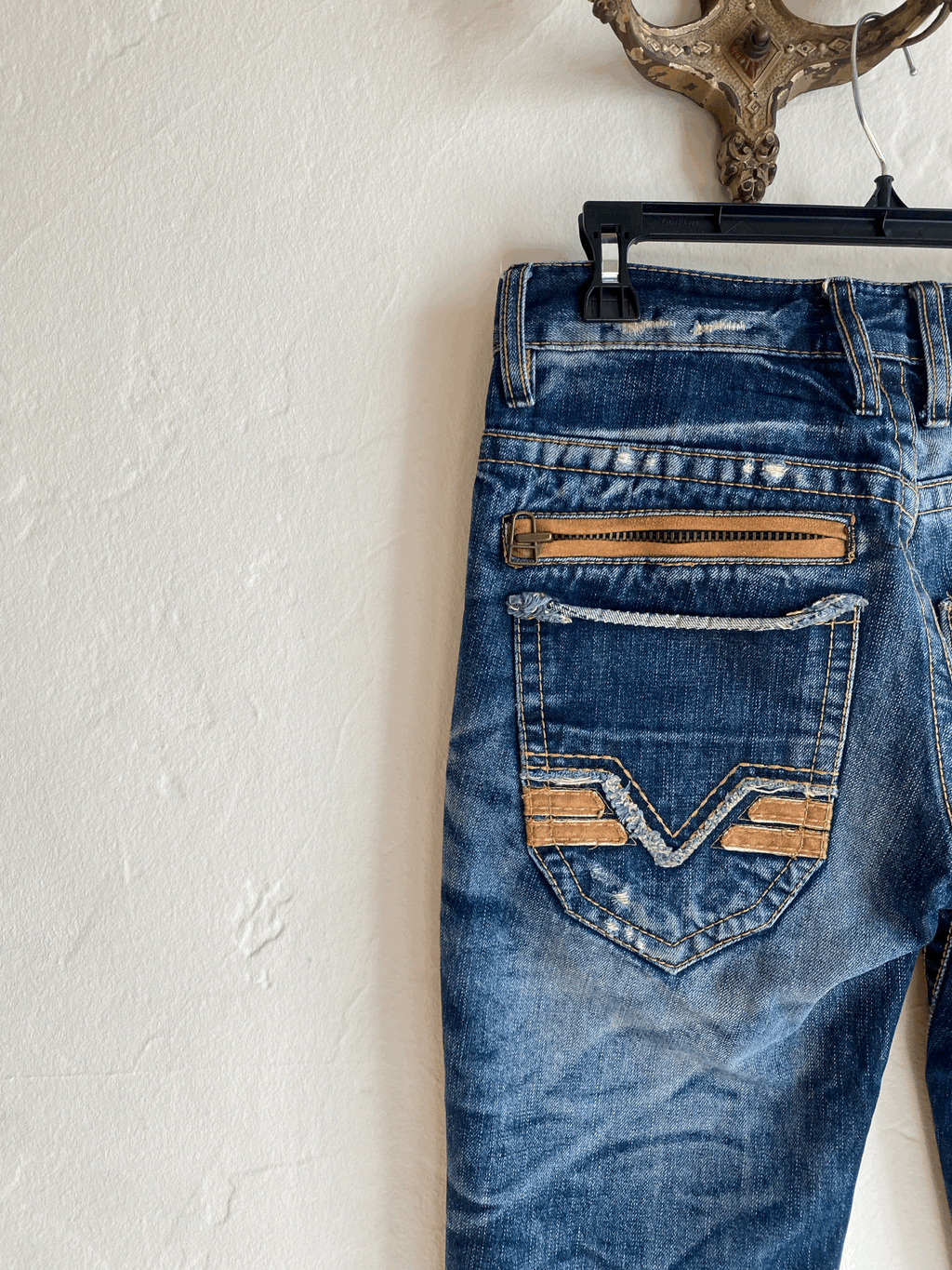 Lolita Tiger Striped Jeans, M
