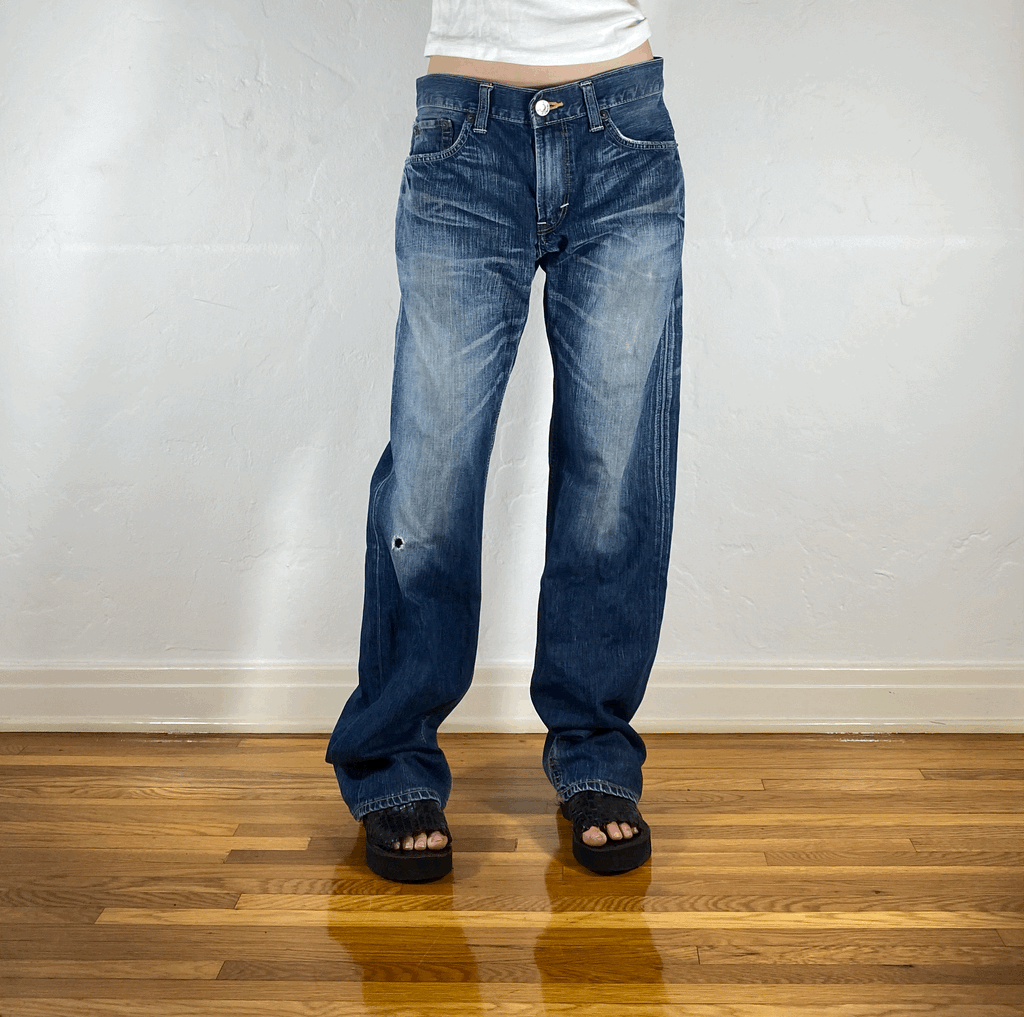 Edwin True Blue Baggy Jeans, L