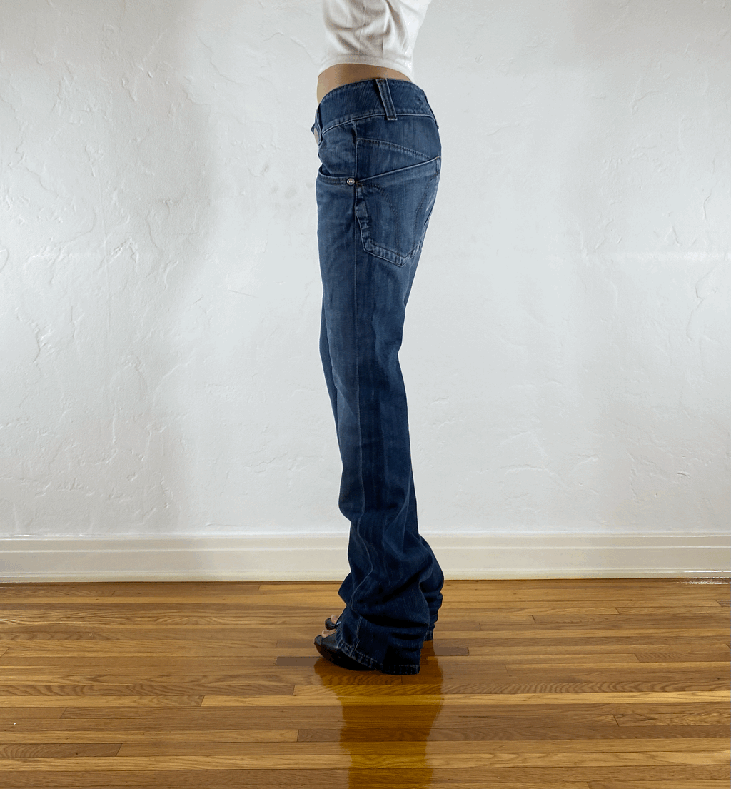 Miss Sixty Leggy Low Rise Jeans, S/M