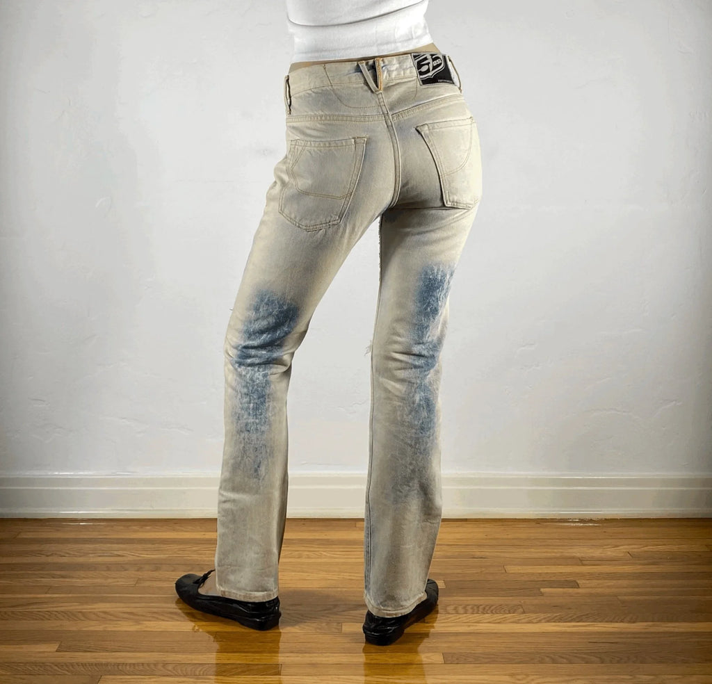 Diesel White and Blue Jeans, S