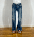 Edwin Unique Blue Flare Jeans, S