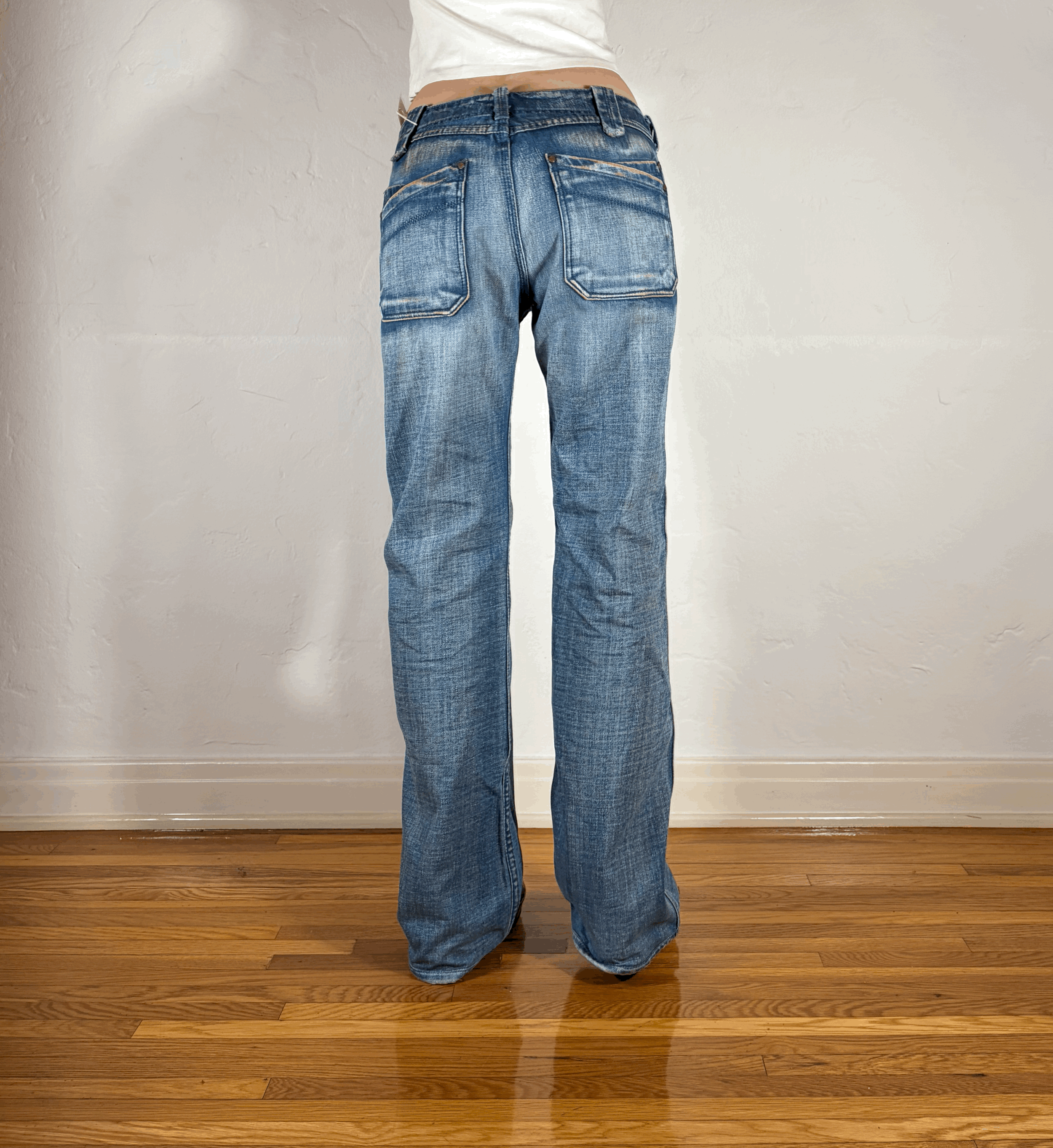 Diesel Distressed Pocket Jeans, M/L