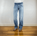 Edwin Unique Blue Baggy Jeans, L