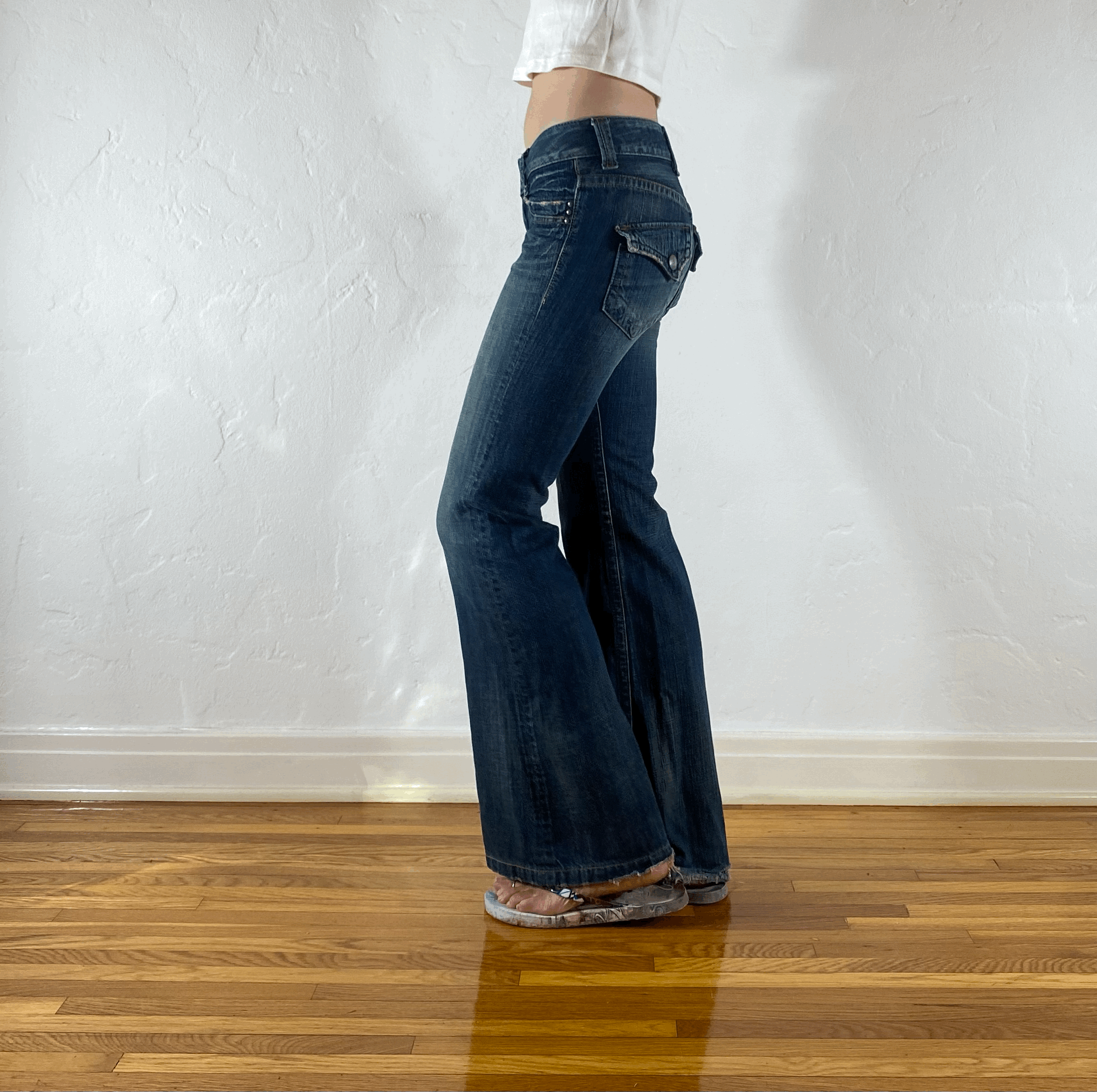 Q Low Rise Jeans, XS